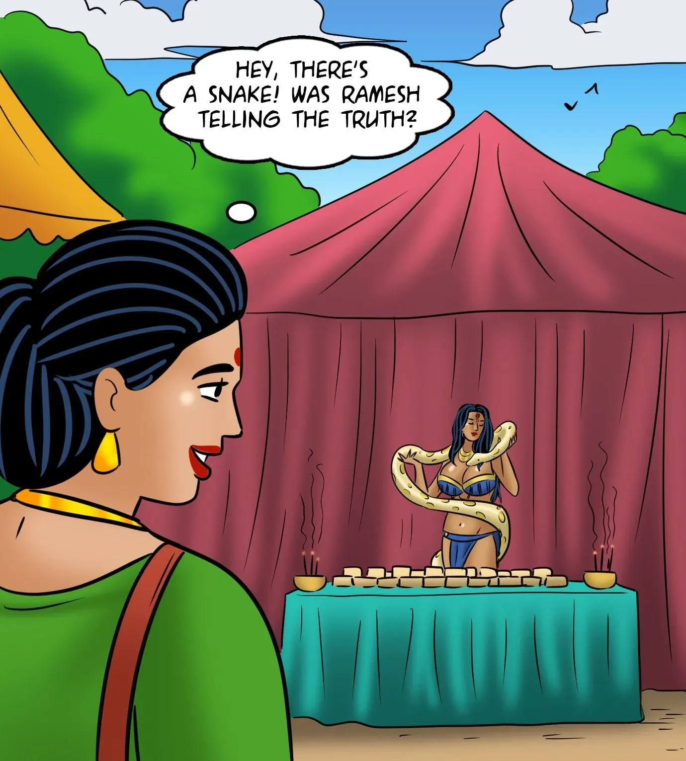 Velamma All Episodes Comics, 120 . Velamma - Episode 120 - Snake Charmer, page 46 of 143