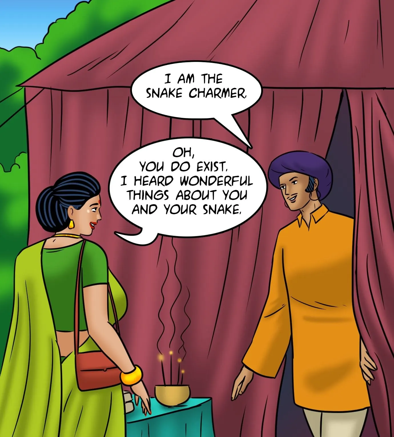 Velamma All Episodes Comics, 120 . Velamma - Episode 120 - Snake Charmer, page 48 of 143