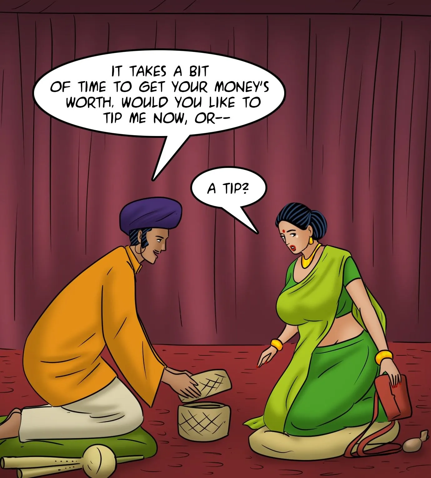 Velamma All Episodes Comics, 120 . Velamma - Episode 120 - Snake Charmer, page 53 of 143