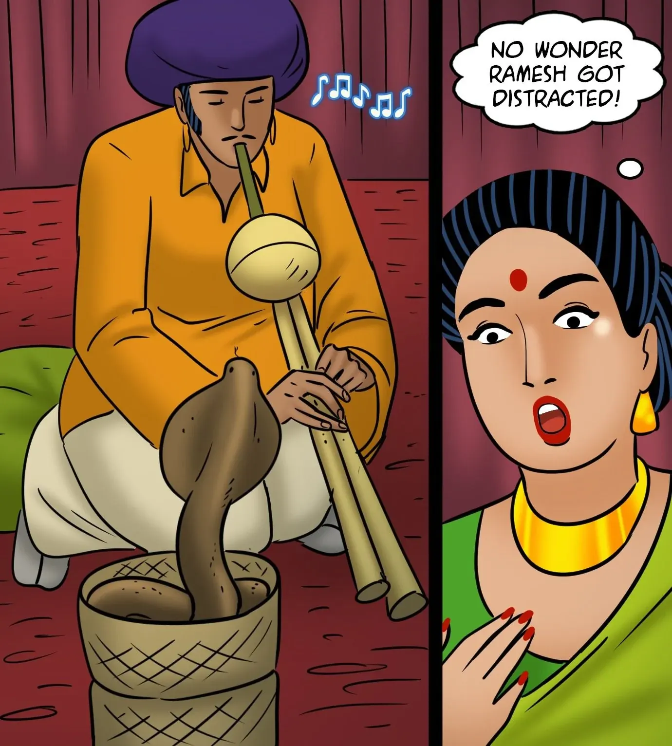 Velamma All Episodes Comics, 120 . Velamma - Episode 120 - Snake Charmer, page 60 of 143