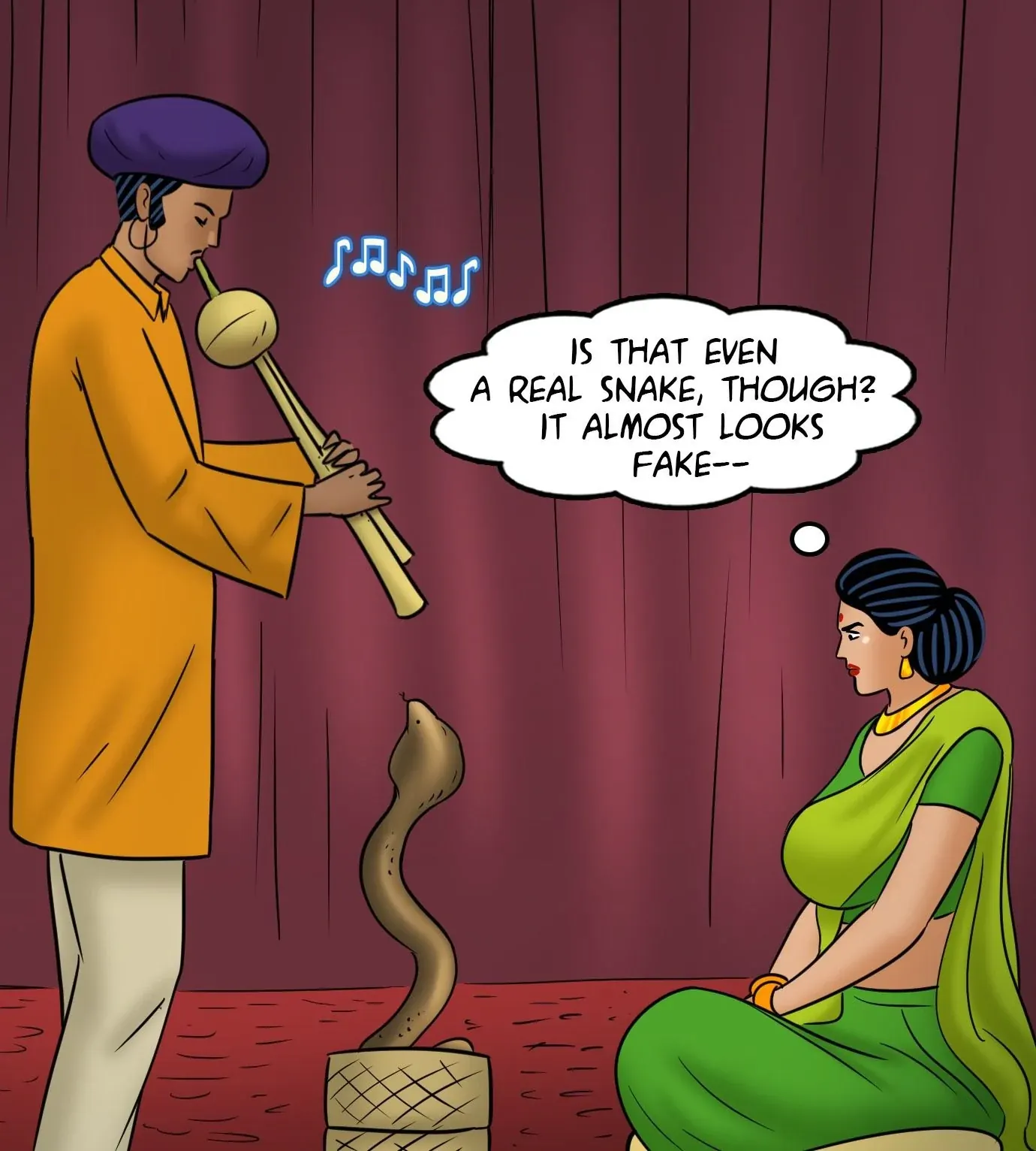 Velamma All Episodes Comics, 120 . Velamma - Episode 120 - Snake Charmer, page 61 of 143
