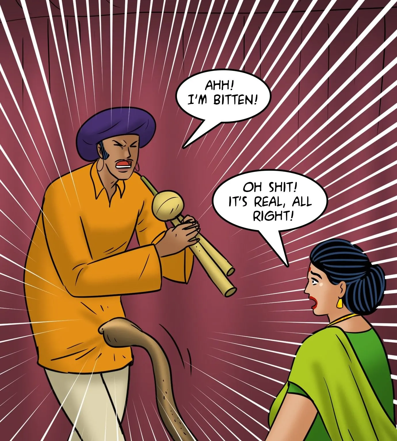 Velamma All Episodes Comics, 120 . Velamma - Episode 120 - Snake Charmer, page 62 of 143
