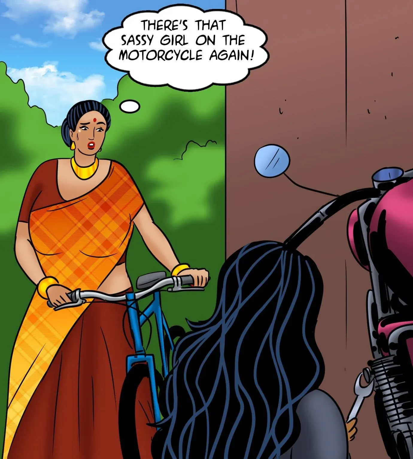 Velamma All Episodes Comics, 119 . Velamma - Episode 119 - Biker Babe, page 17 of 143