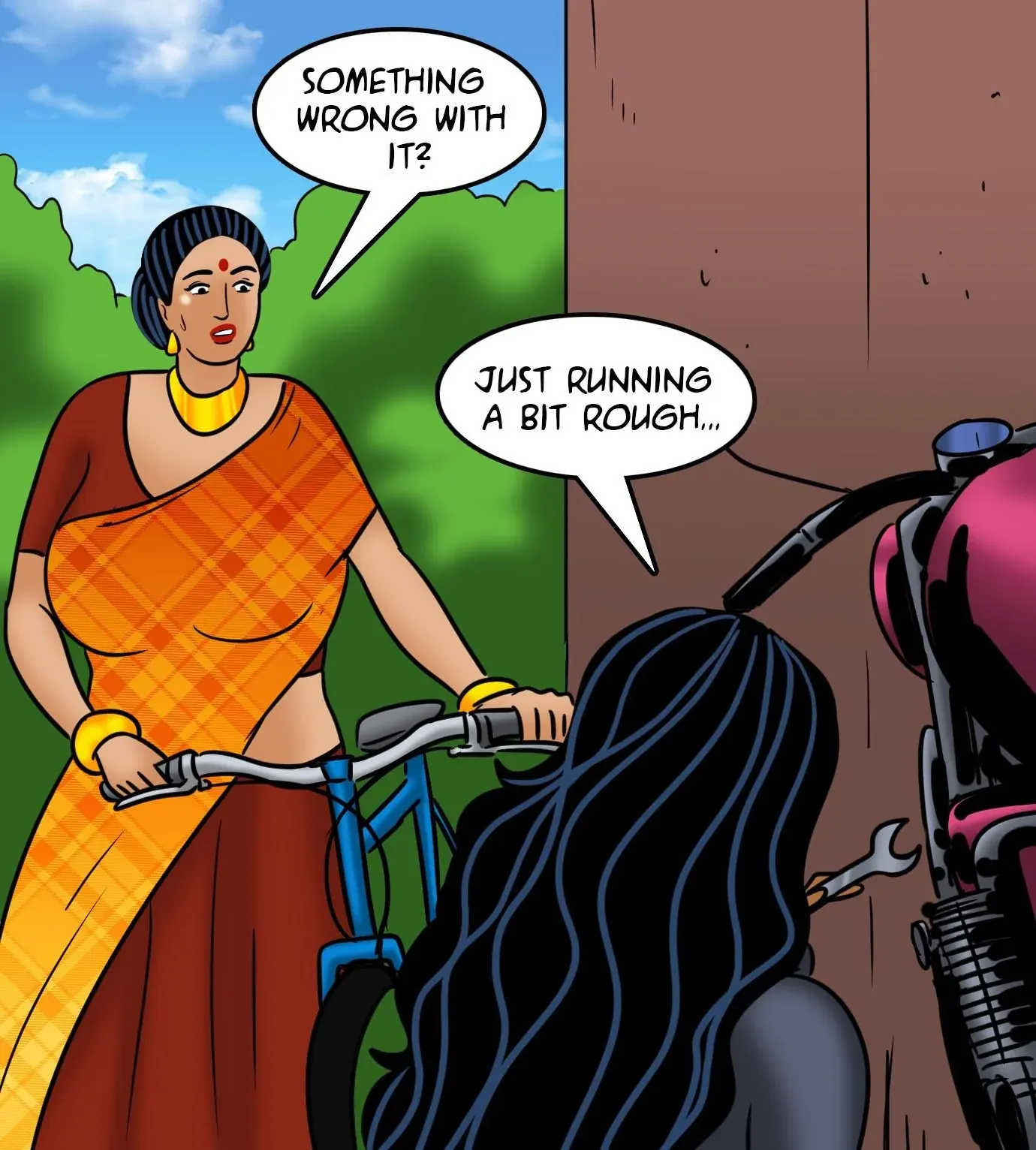 Velamma All Episodes Comics, 119 . Velamma - Episode 119 - Biker Babe, page 18 of 143