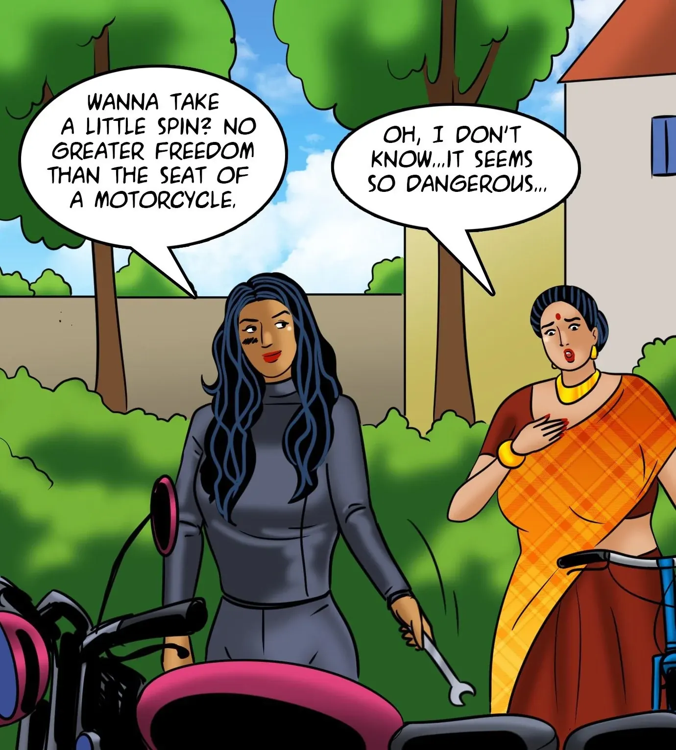 Velamma All Episodes Comics, 119 . Velamma - Episode 119 - Biker Babe, page 20 of 143
