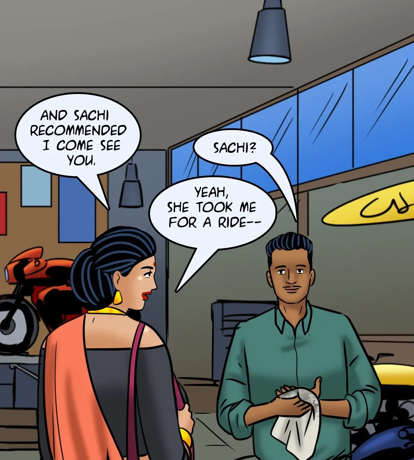 Velamma All Episodes Comics, 119 . Velamma - Episode 119 - Biker Babe, page 39 of 143