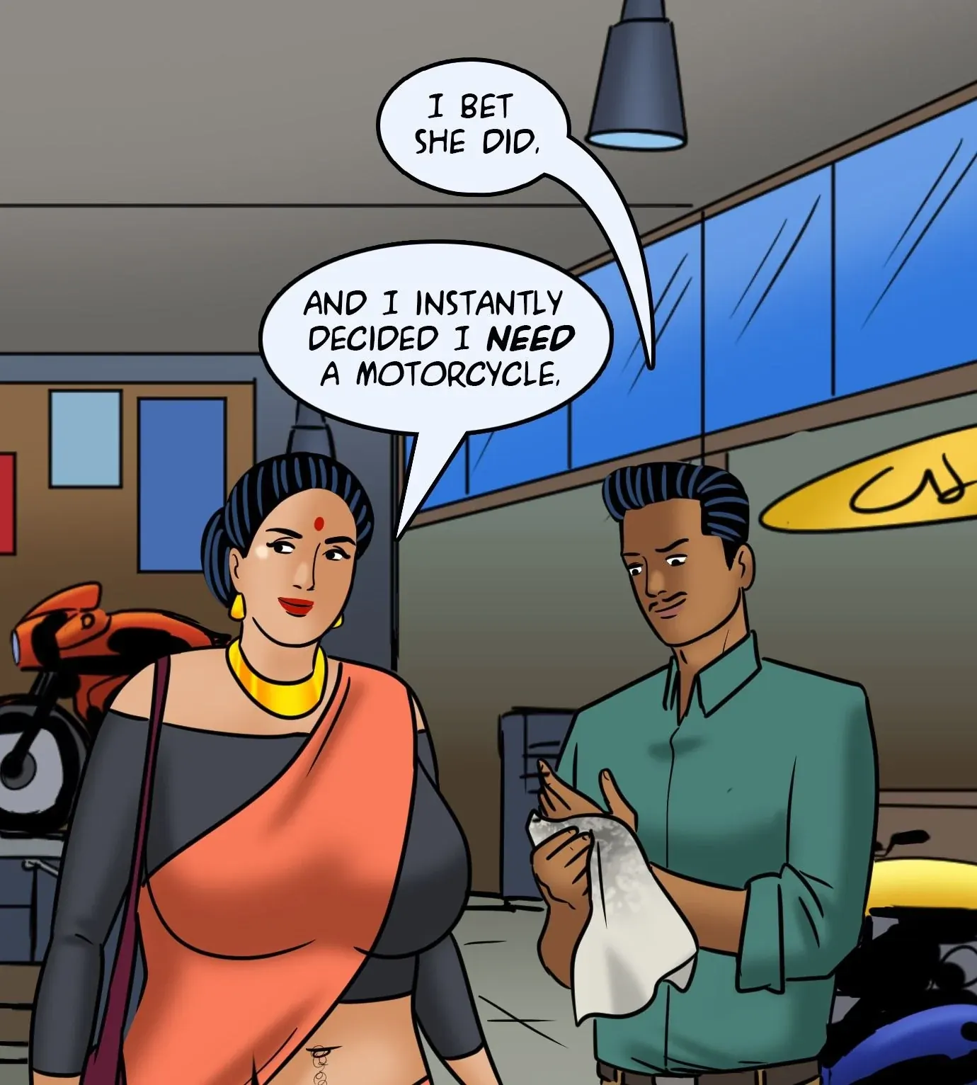 Velamma All Episodes Comics, 119 . Velamma - Episode 119 - Biker Babe, page 40 of 143