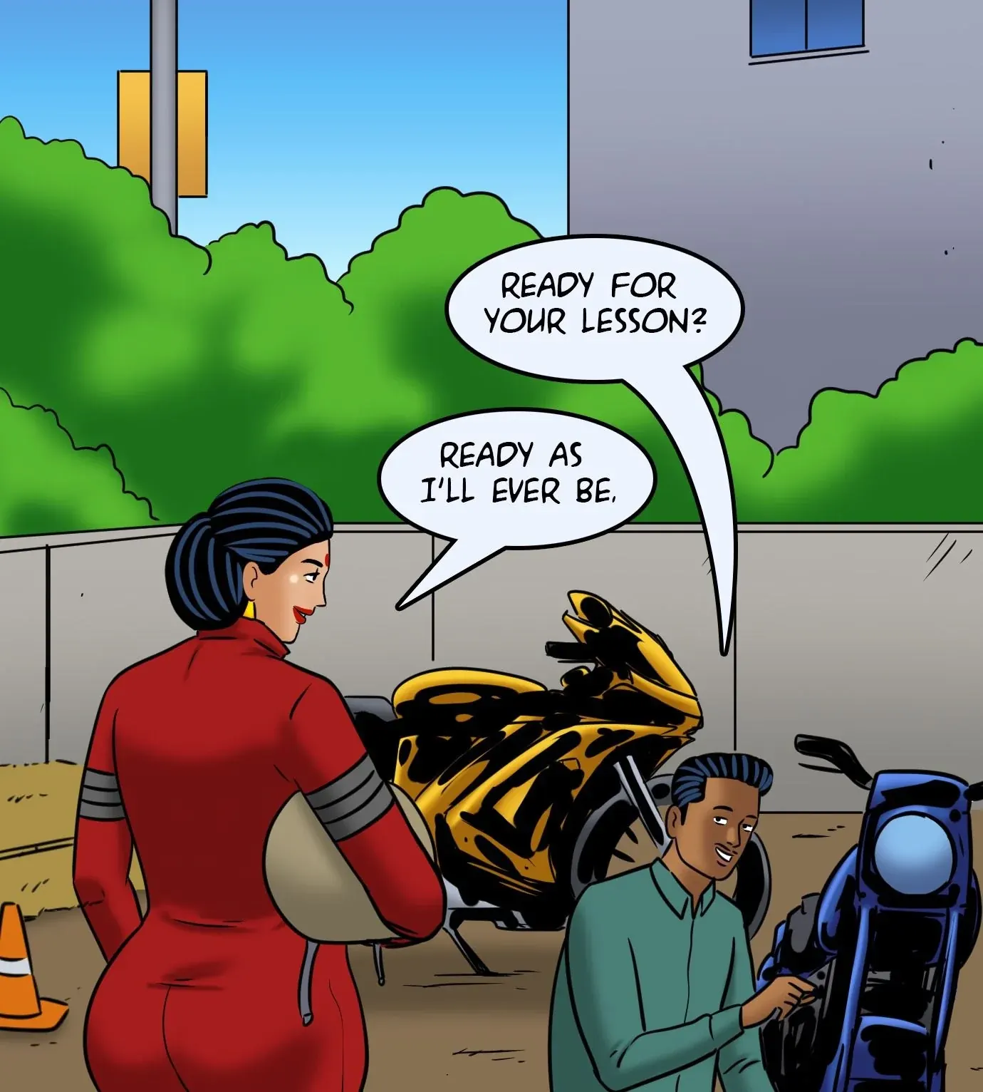 Velamma All Episodes Comics, 119 . Velamma - Episode 119 - Biker Babe, page 45 of 143