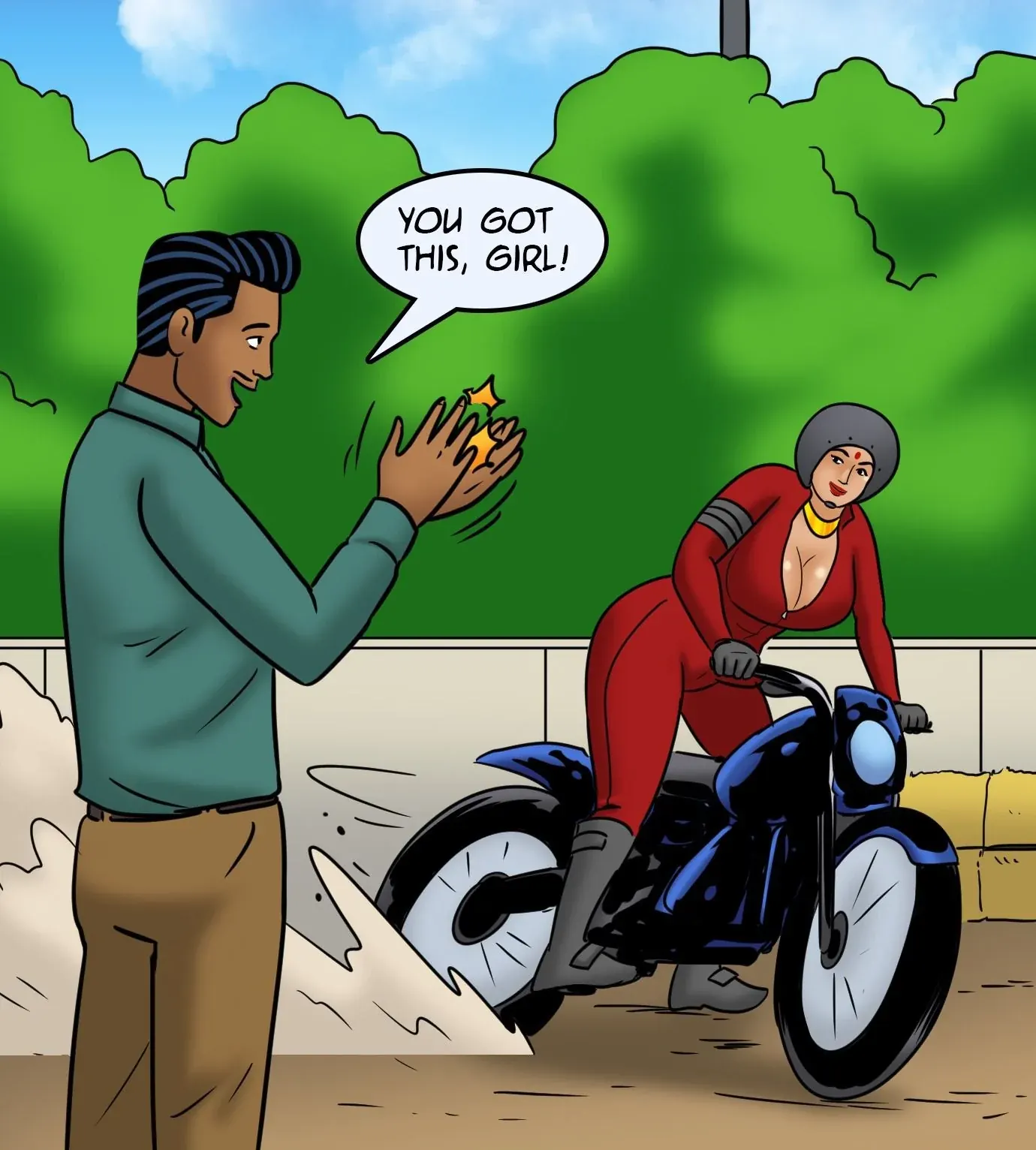 Velamma All Episodes Comics, 119 . Velamma - Episode 119 - Biker Babe, page 54 of 143
