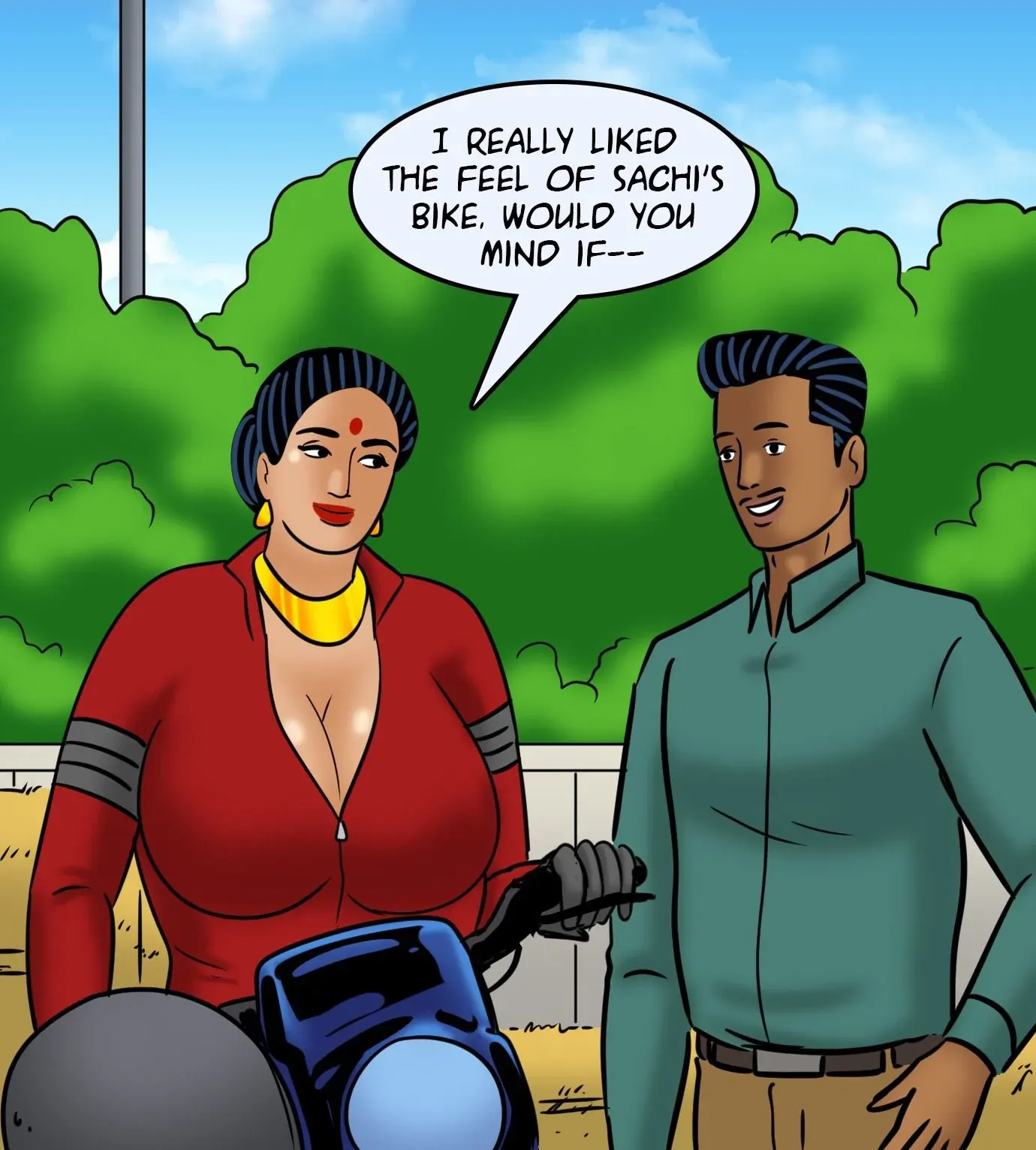 Velamma All Episodes Comics, 119 . Velamma - Episode 119 - Biker Babe, page 56 of 143