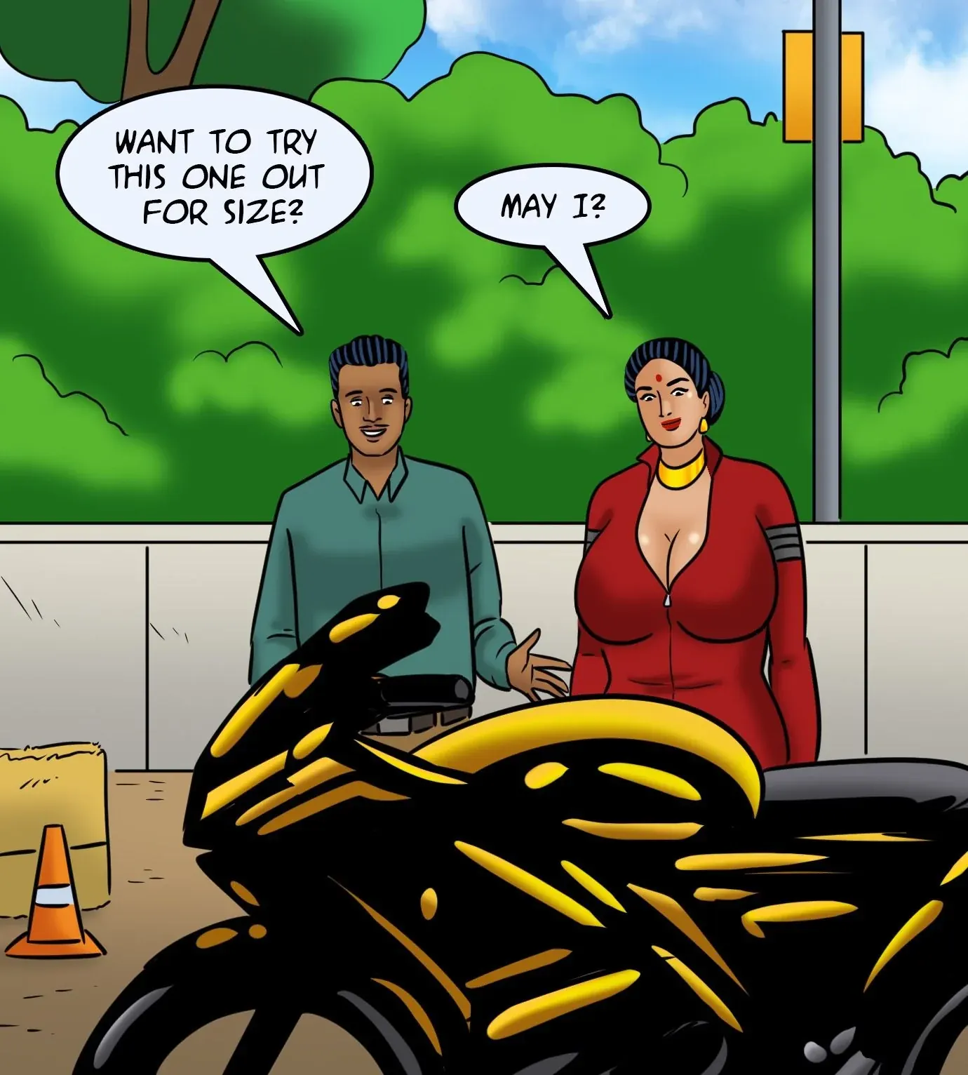 Velamma All Episodes Comics, 119 . Velamma - Episode 119 - Biker Babe, page 57 of 143