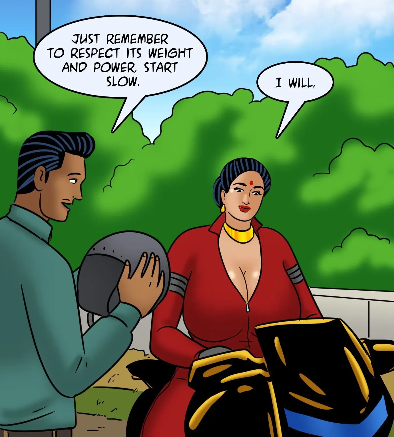 Velamma All Episodes Comics, 119 . Velamma - Episode 119 - Biker Babe, page 58 of 143