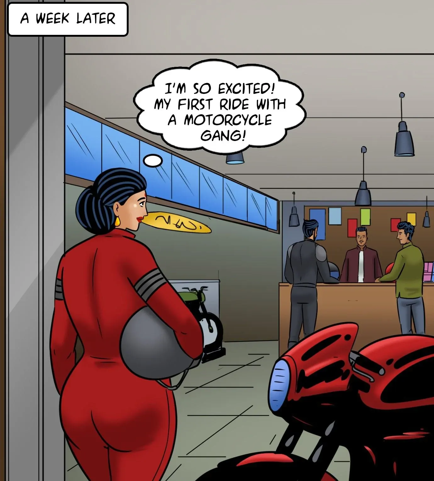 Velamma All Episodes Comics, 119 . Velamma - Episode 119 - Biker Babe, page 72 of 143