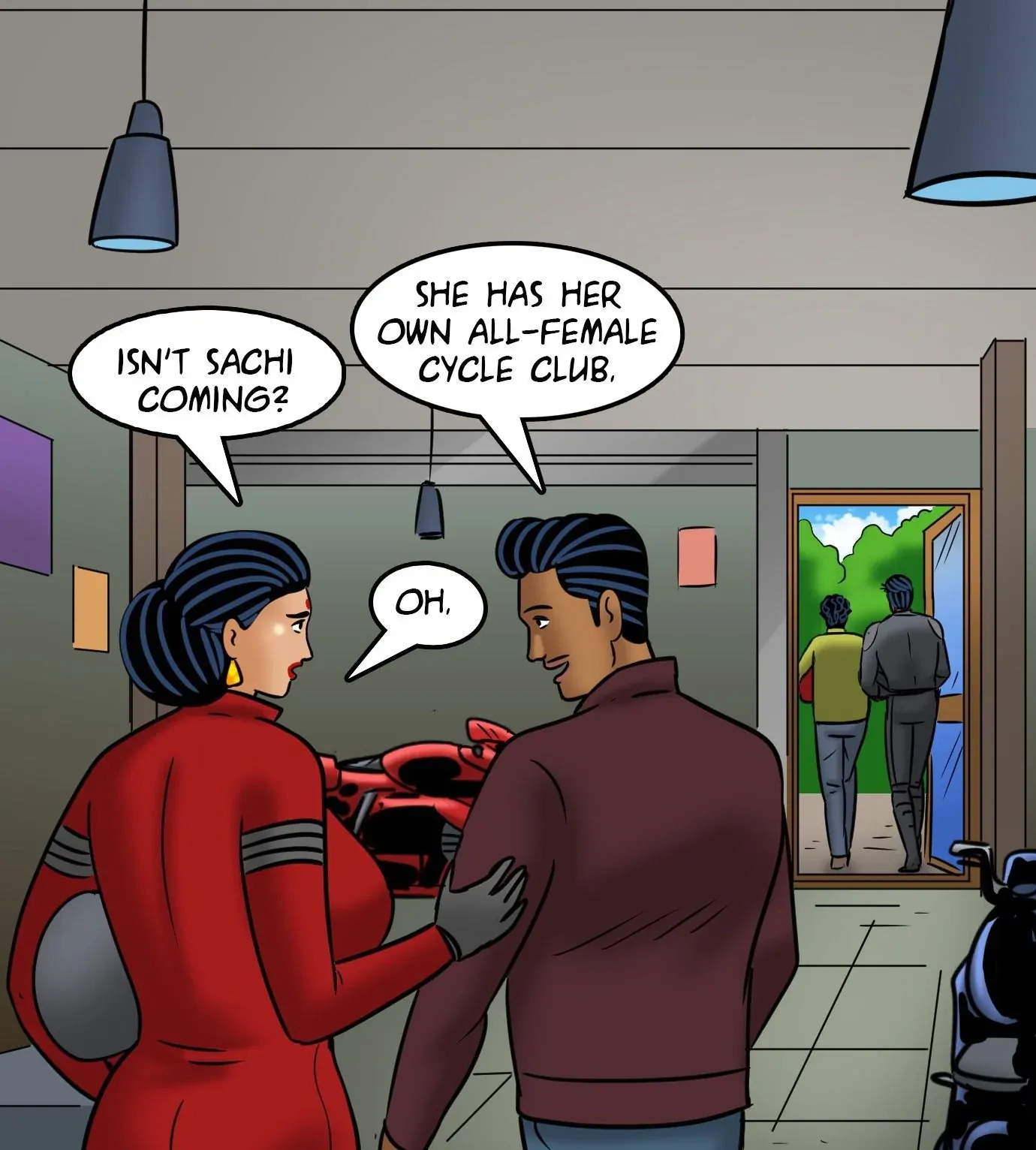 Velamma All Episodes Comics, 119 . Velamma - Episode 119 - Biker Babe, page 75 of 143