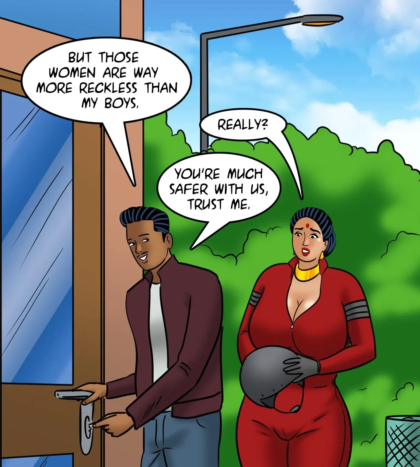 Velamma All Episodes Comics, 119 . Velamma - Episode 119 - Biker Babe, page 76 of 143