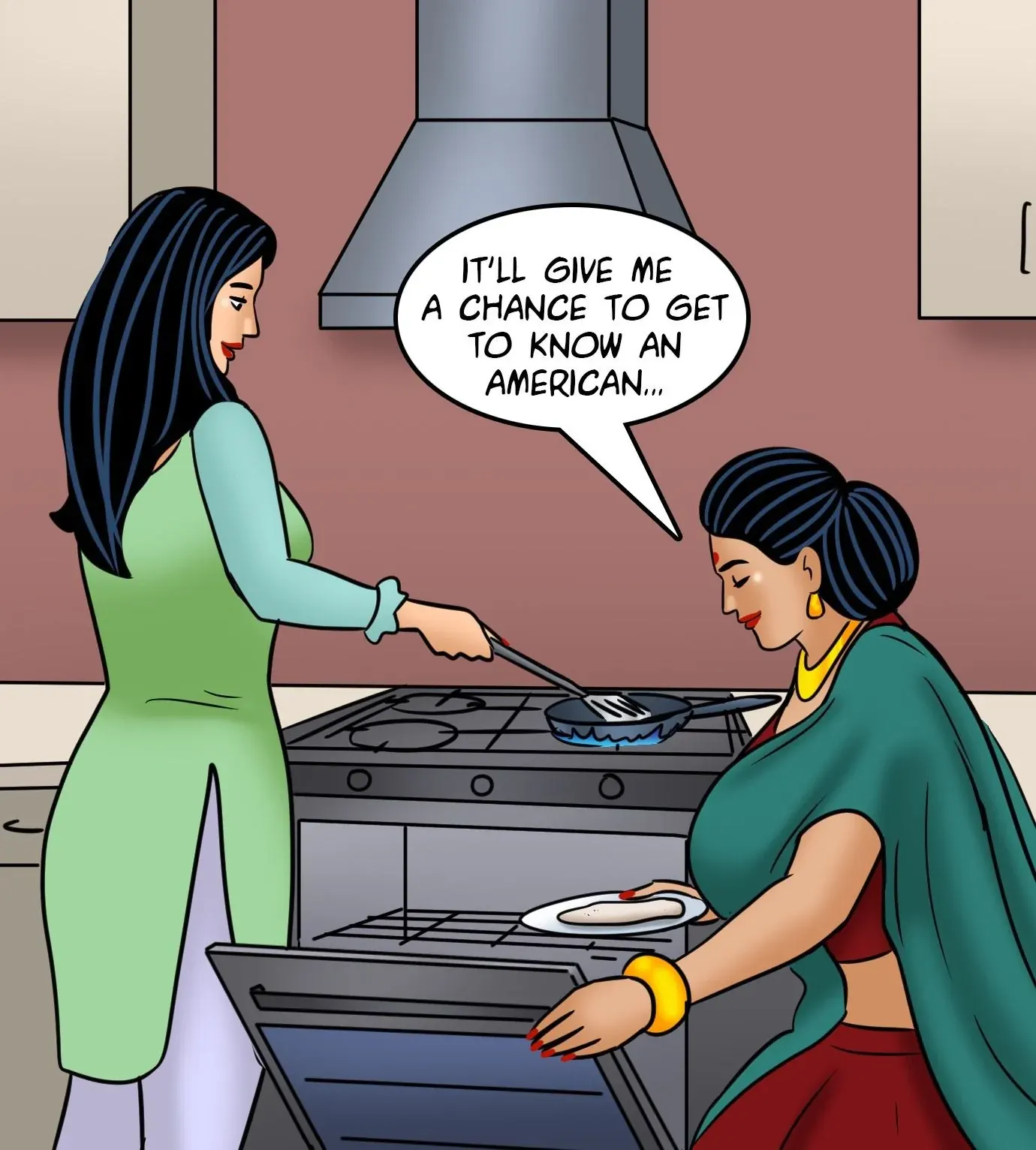 Velamma All Episodes Comics, 117 . Velamma - Episode 117 - Black Magic, page 34 of 143