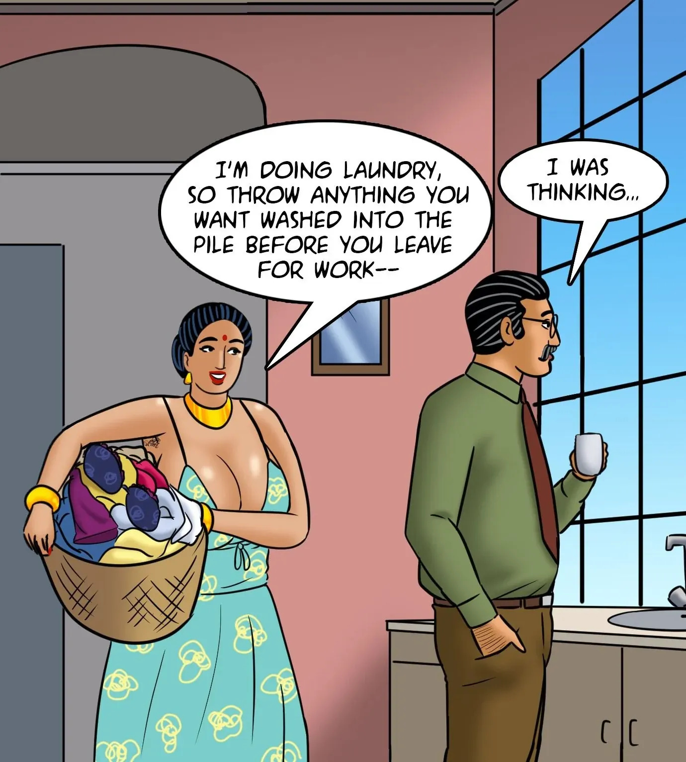 Velamma All Episodes Comics, 116 . Velamma - Episode 116 - Love Thy Neighbor, page 4 of 143
