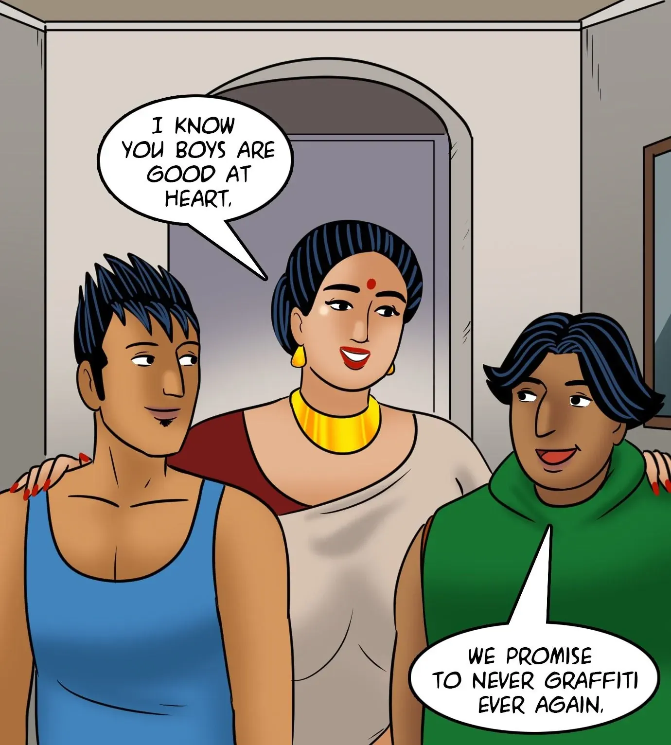 Velamma All Episodes Comics, 115 . Velamma - Episode 115 - Sacked By Vandals, page 142 of 143