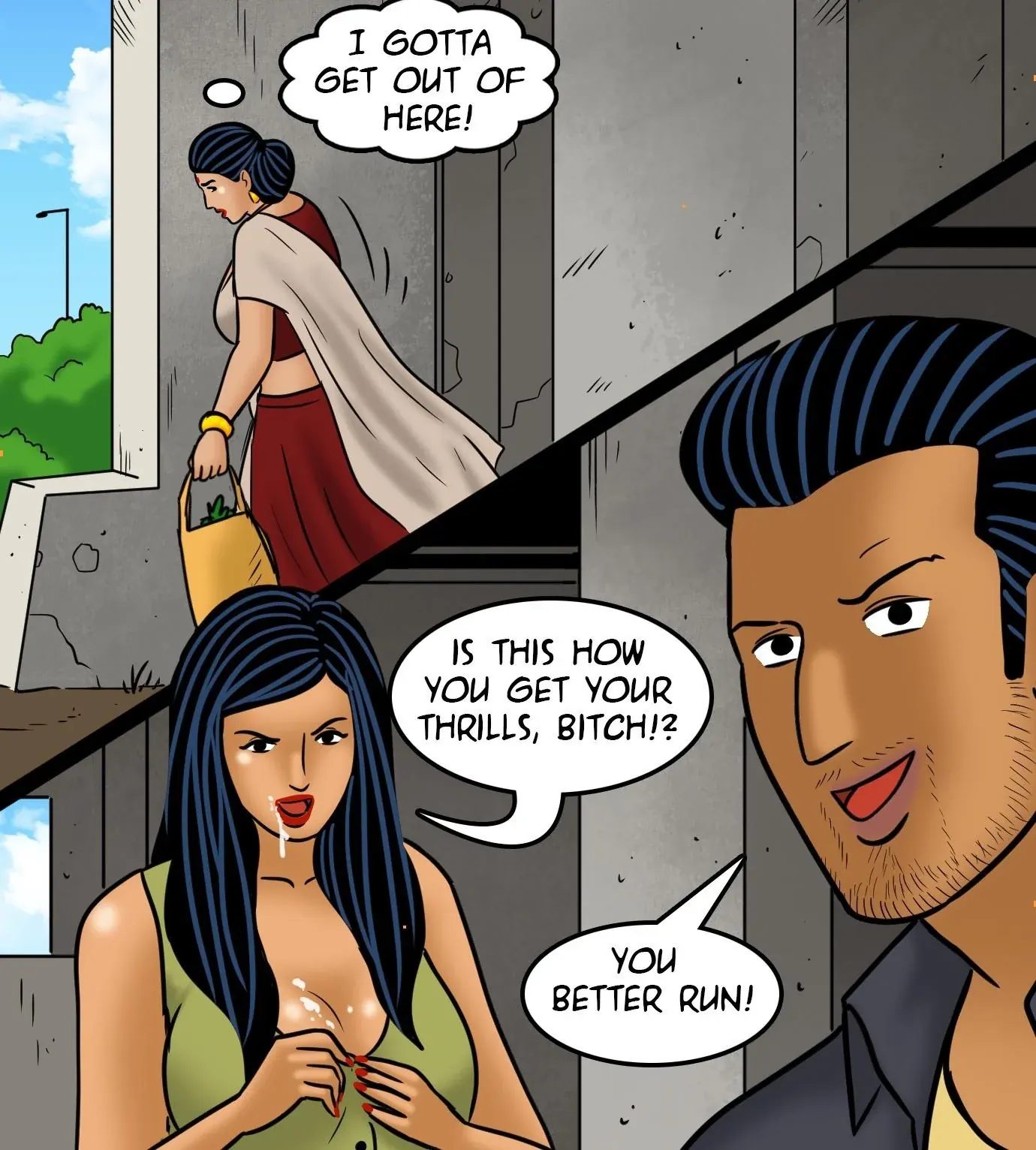 Velamma All Episodes Comics, 115 . Velamma - Episode 115 - Sacked By Vandals, page 24 of 143