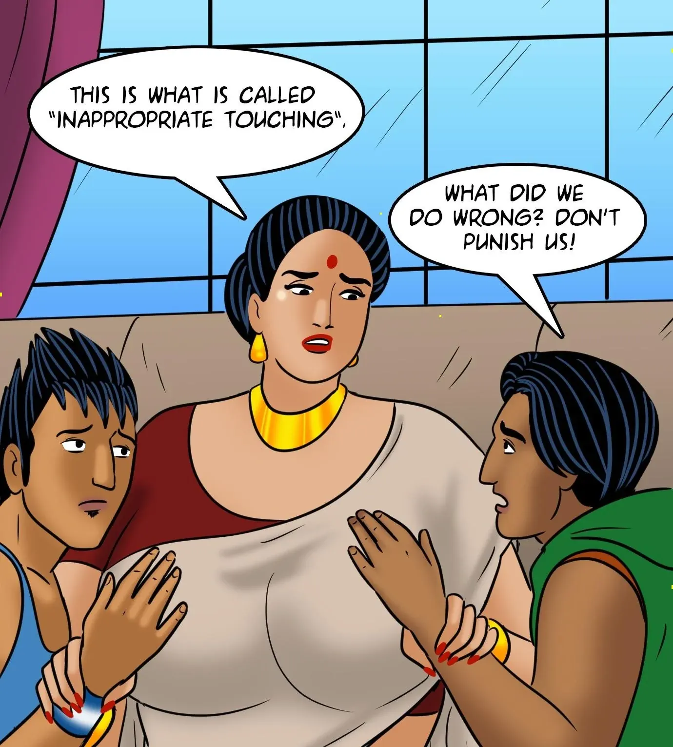 Velamma All Episodes Comics, 115 . Velamma - Episode 115 - Sacked By Vandals, page 56 of 143