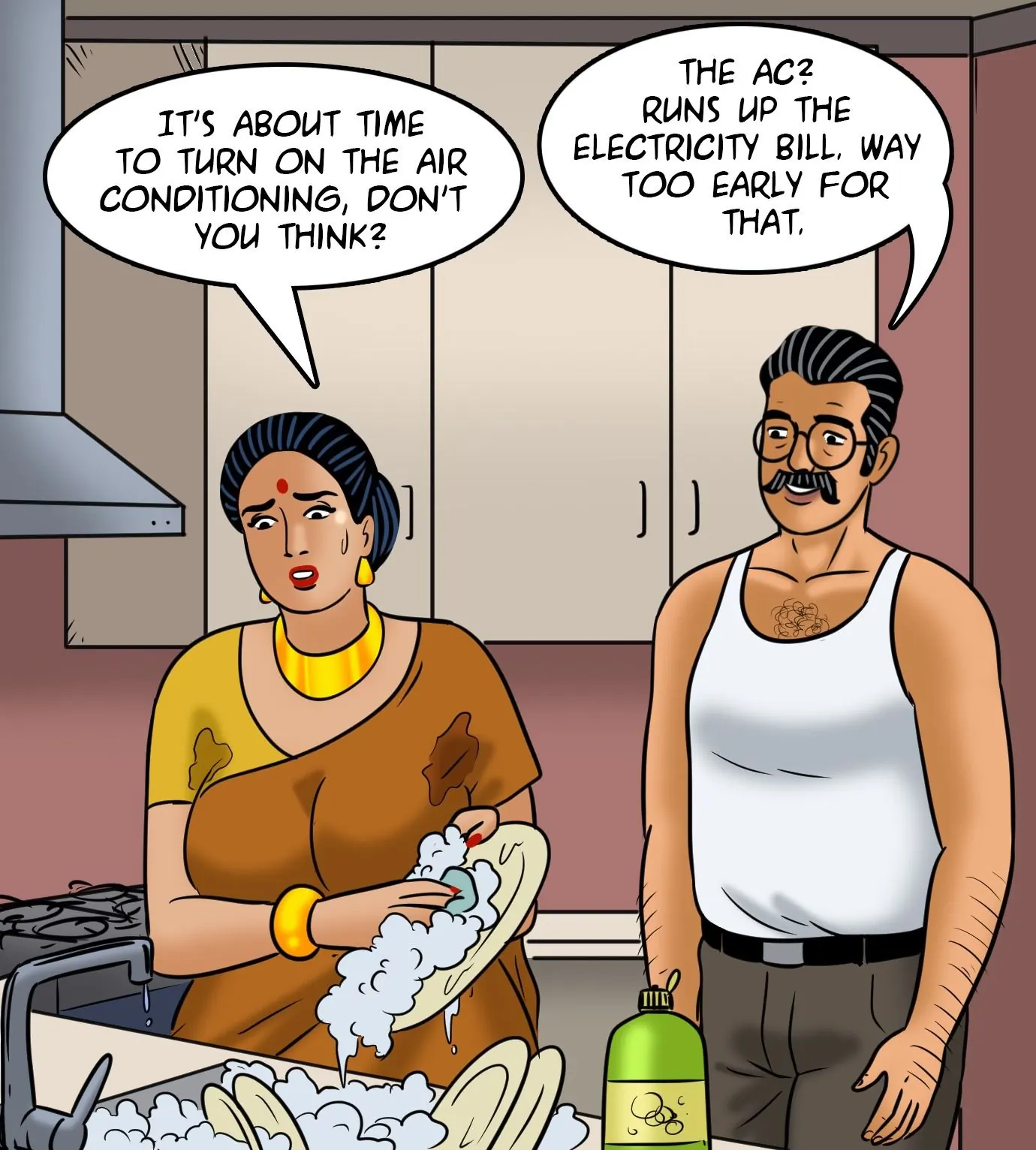 Velamma All Episodes Comics, 113 . Velamma - Episode 113 - Hot And Bothered, page 4 of 143