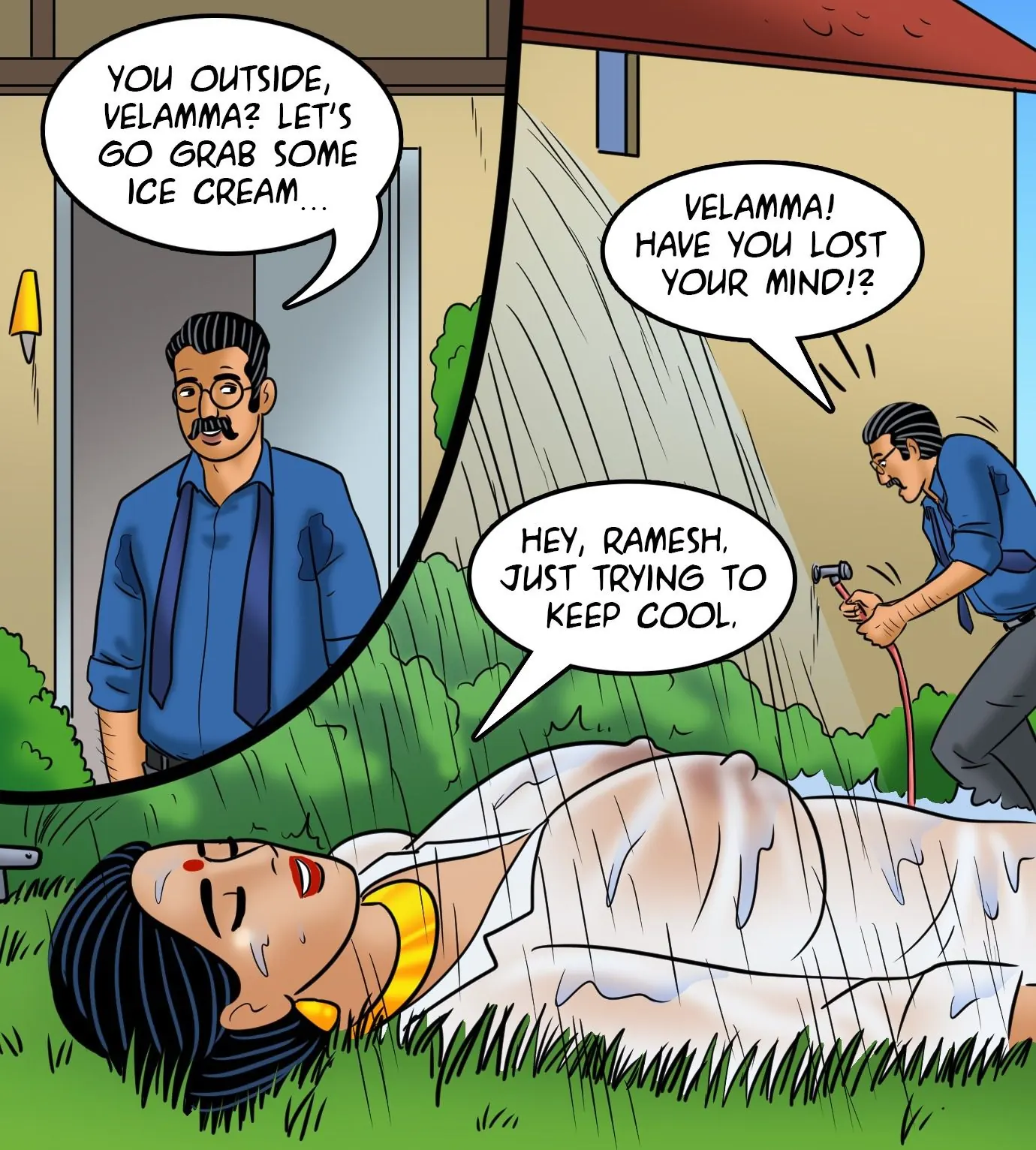Velamma All Episodes Comics, 113 . Velamma - Episode 113 - Hot And Bothered, page 35 of 143