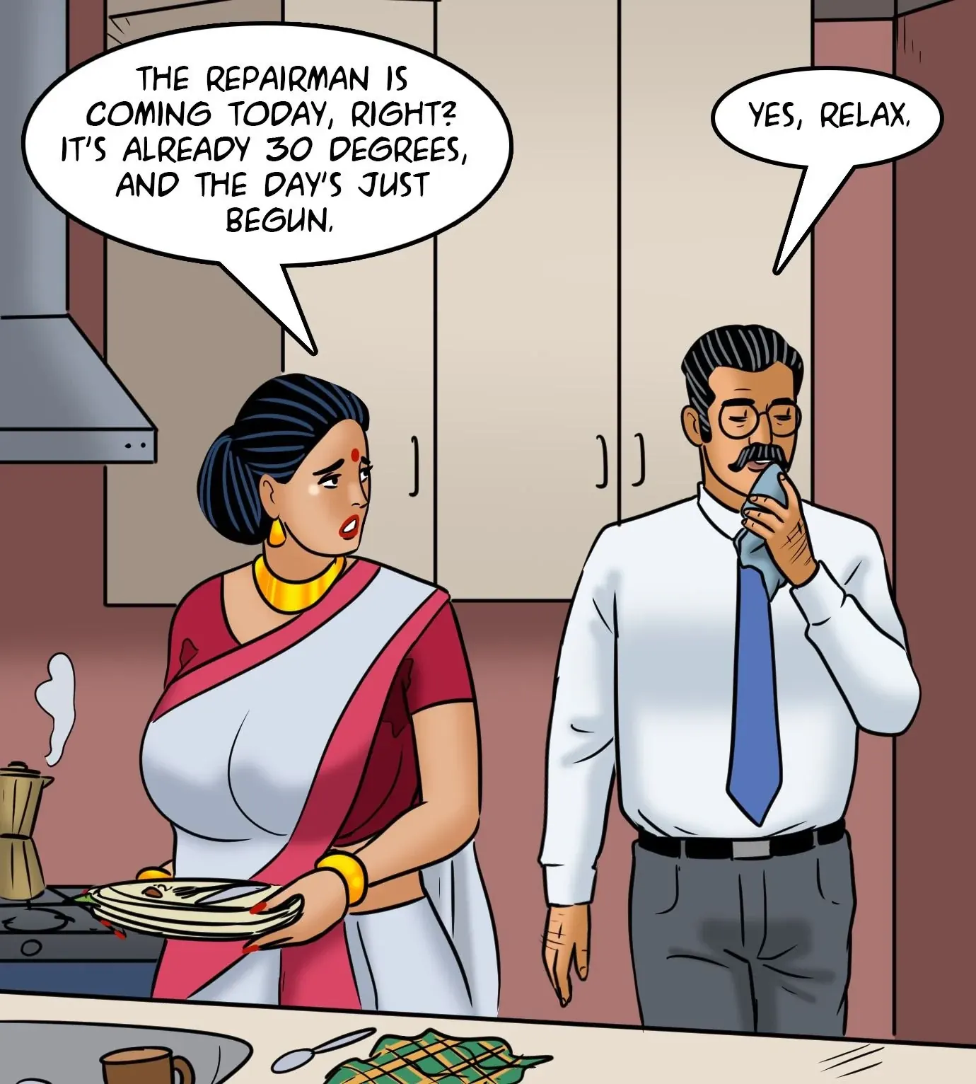 Velamma All Episodes Comics, 113 . Velamma - Episode 113 - Hot And Bothered, page 37 of 143