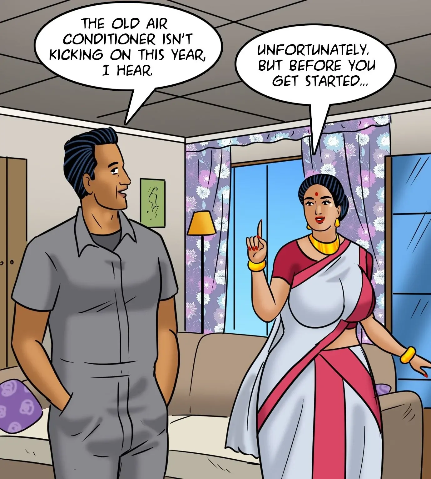Velamma All Episodes Comics, 113 . Velamma - Episode 113 - Hot And Bothered, page 44 of 143