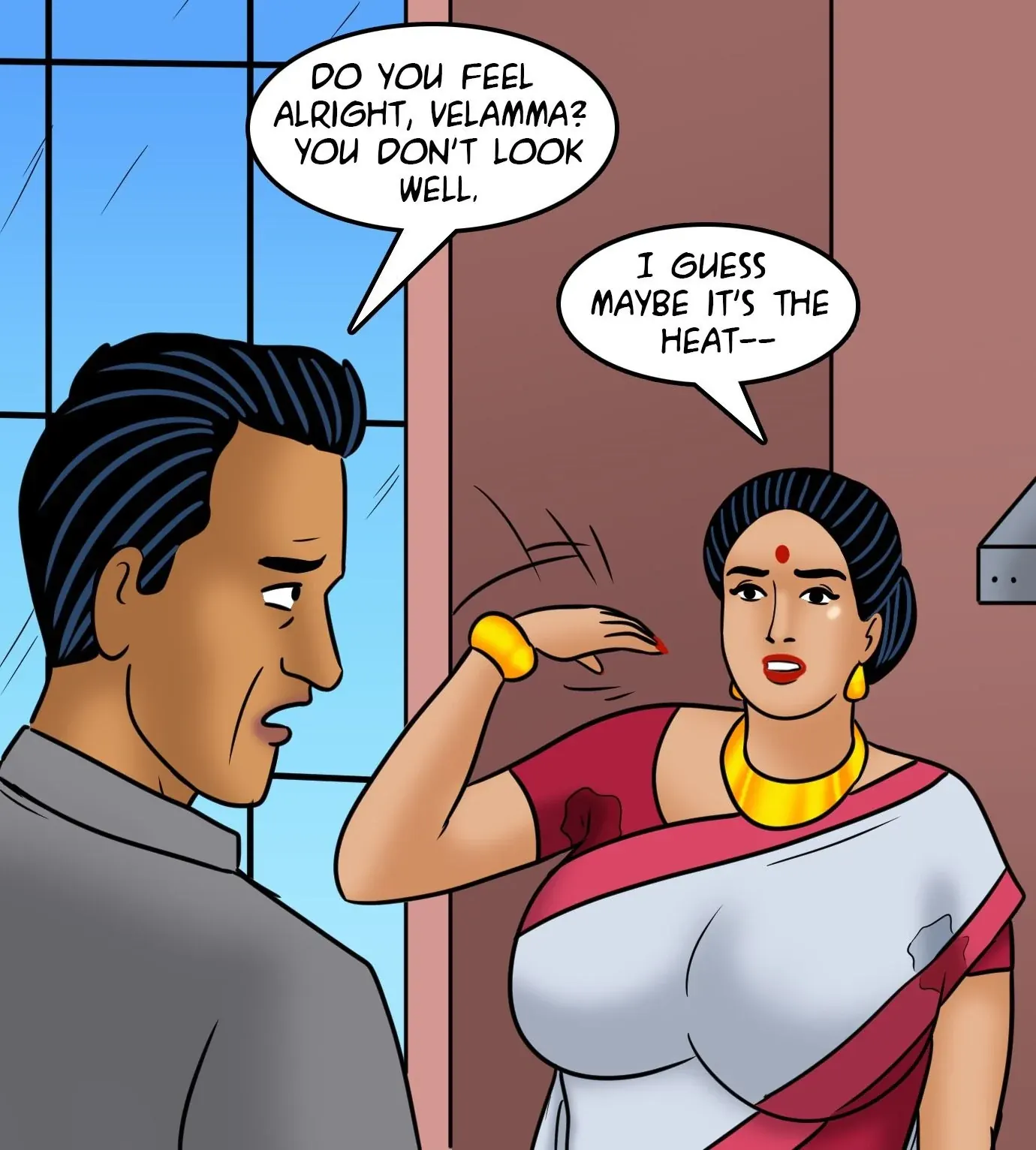 Velamma All Episodes Comics, 113 . Velamma - Episode 113 - Hot And Bothered, page 53 of 143