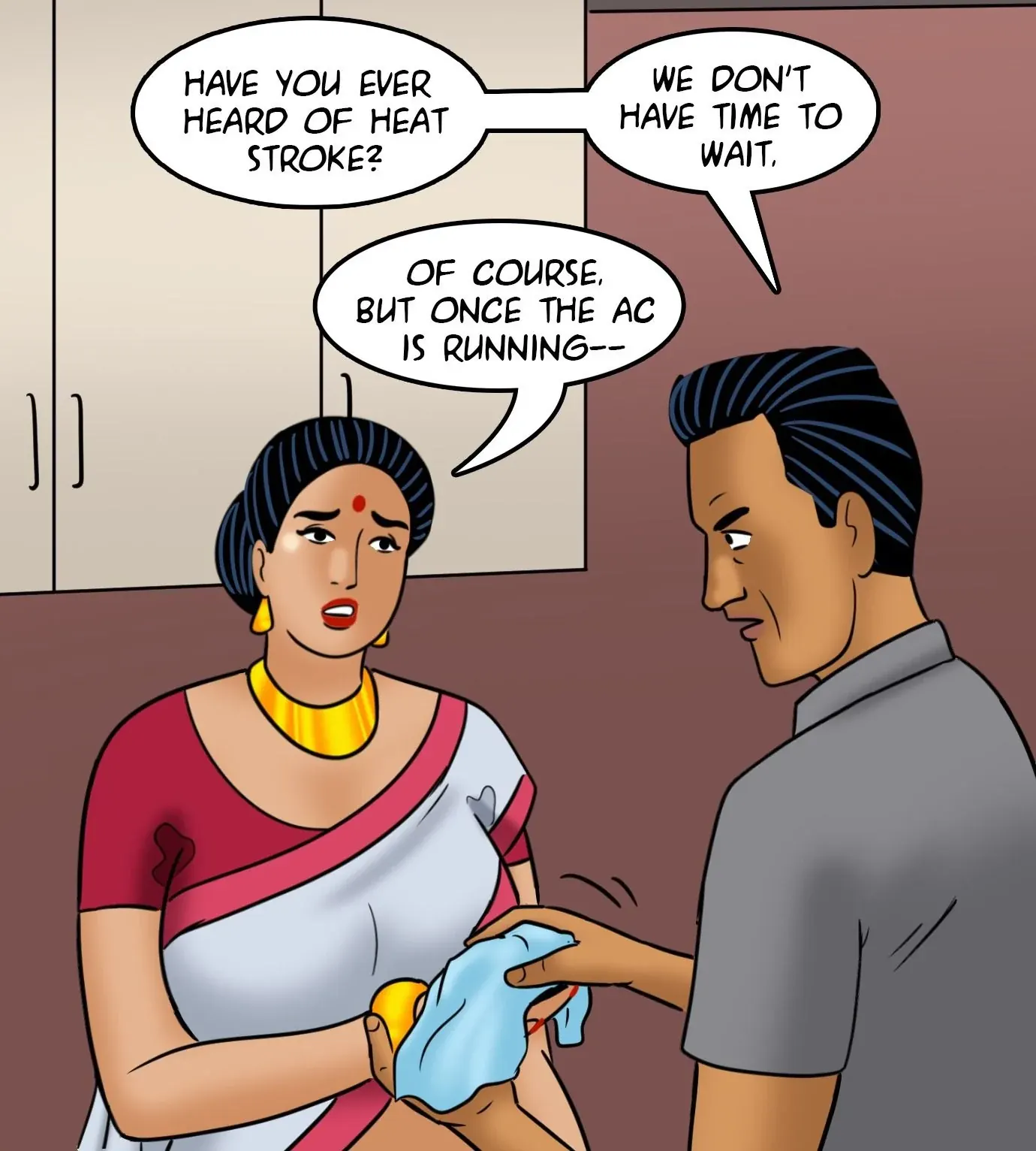 Velamma All Episodes Comics, 113 . Velamma - Episode 113 - Hot And Bothered, page 60 of 143