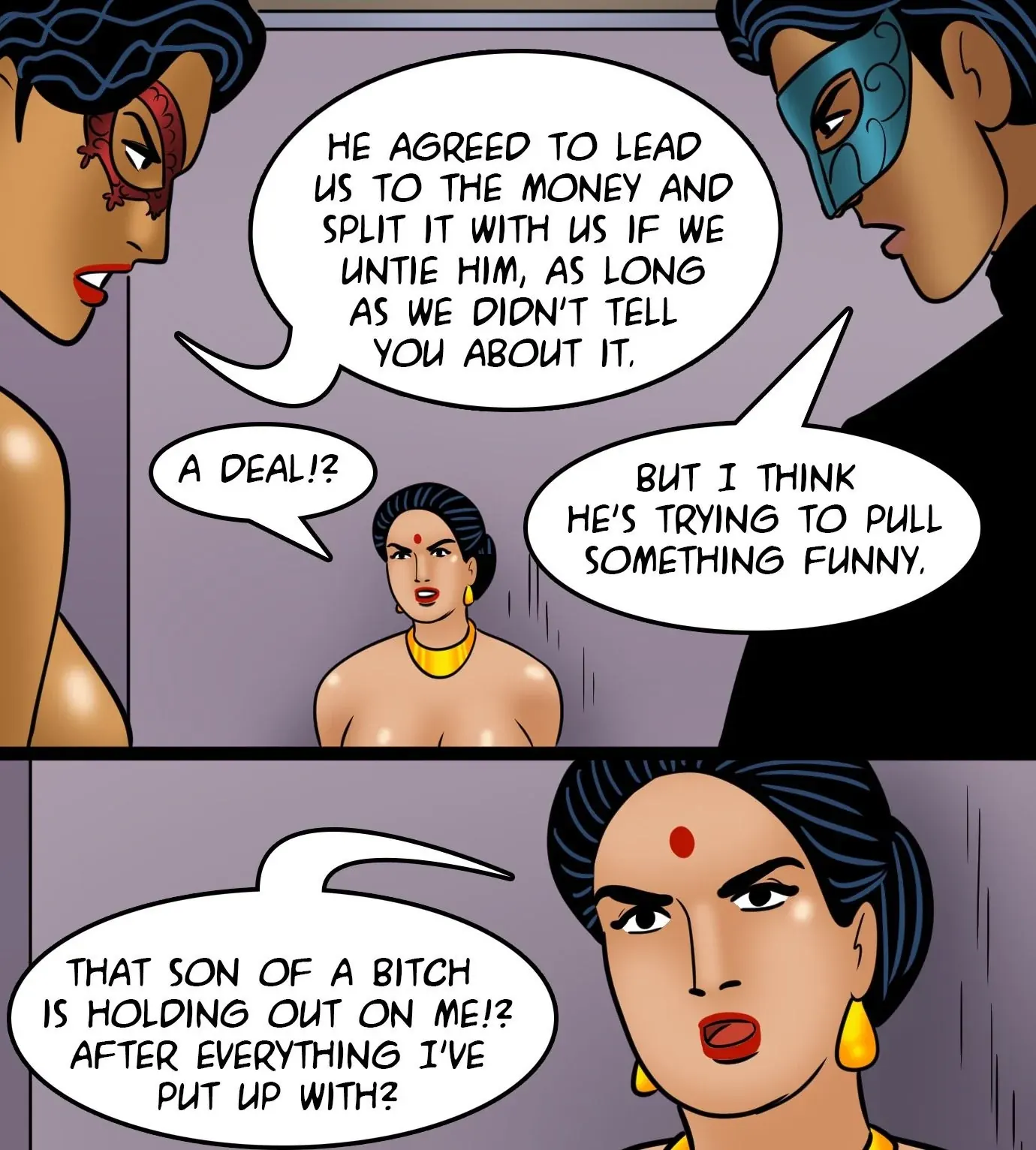 Velamma All Episodes Comics, 112 . Velamma - Episode 112 - Home Invasion, page 109 of 144