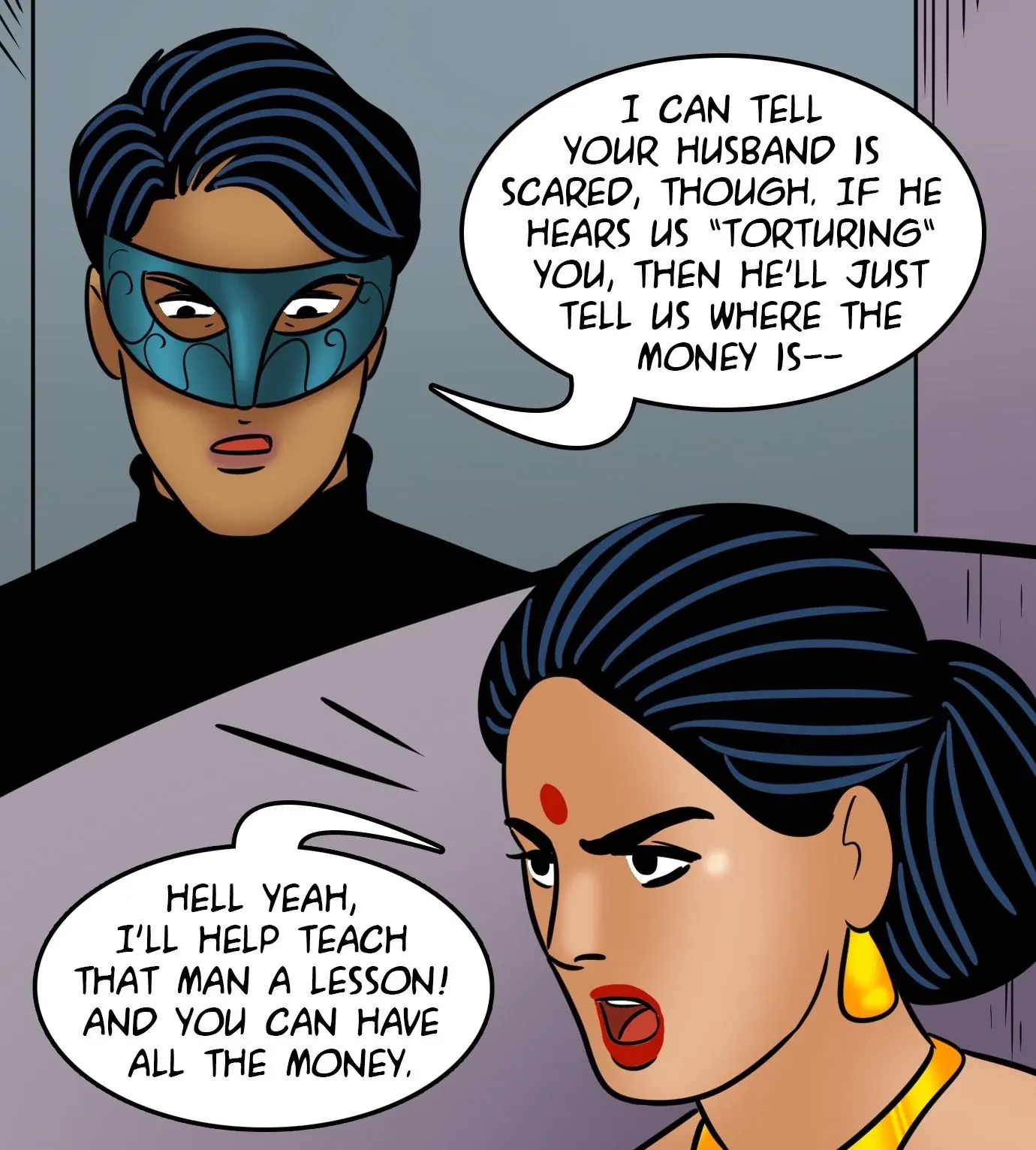 Velamma All Episodes Comics, 112 . Velamma - Episode 112 - Home Invasion, page 110 of 144