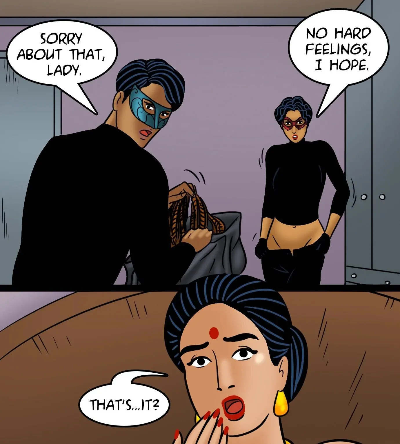 Velamma All Episodes Comics, 112 . Velamma - Episode 112 - Home Invasion, page 142 of 144