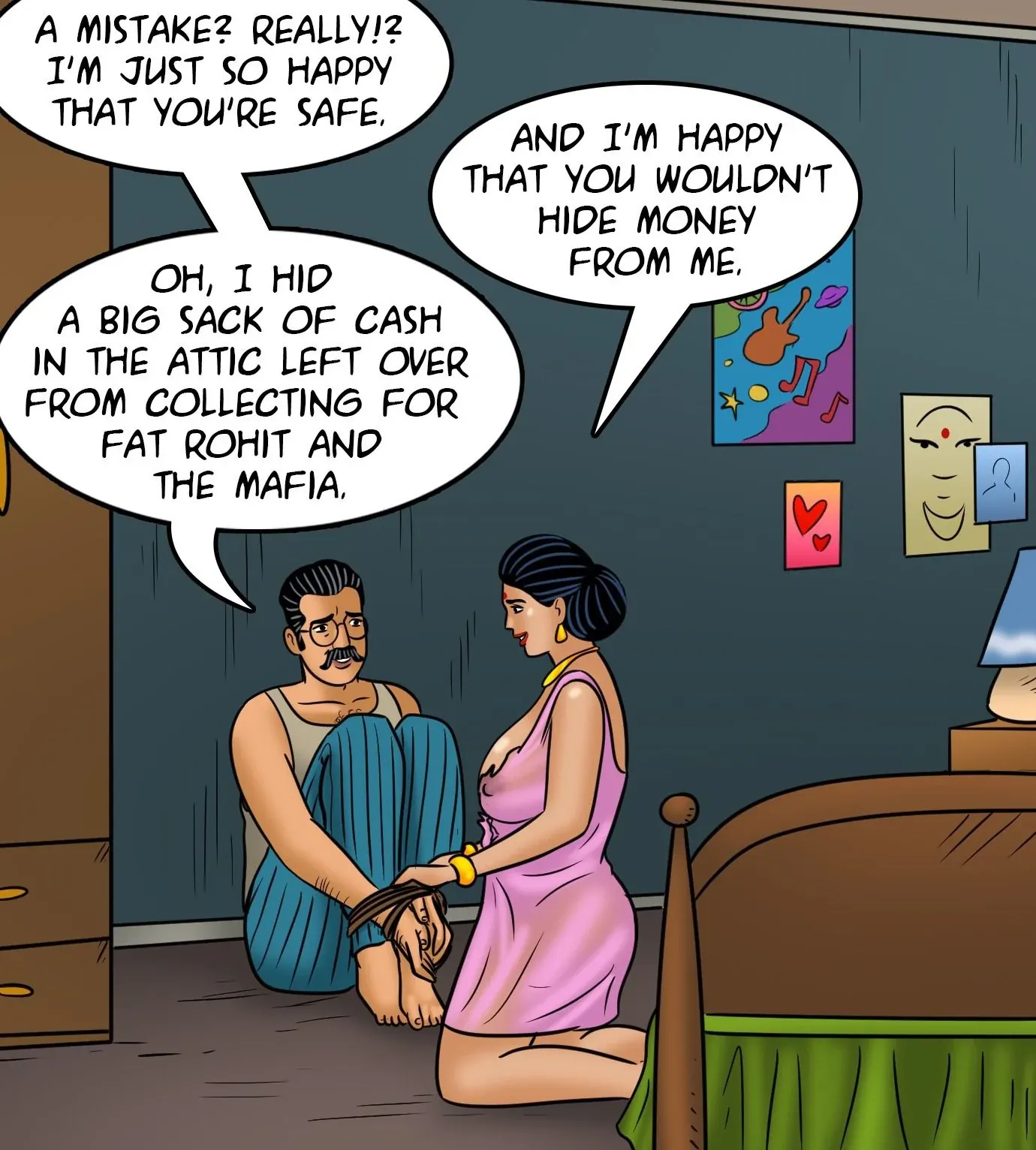 Velamma All Episodes Comics, 112 . Velamma - Episode 112 - Home Invasion, page 143 of 144