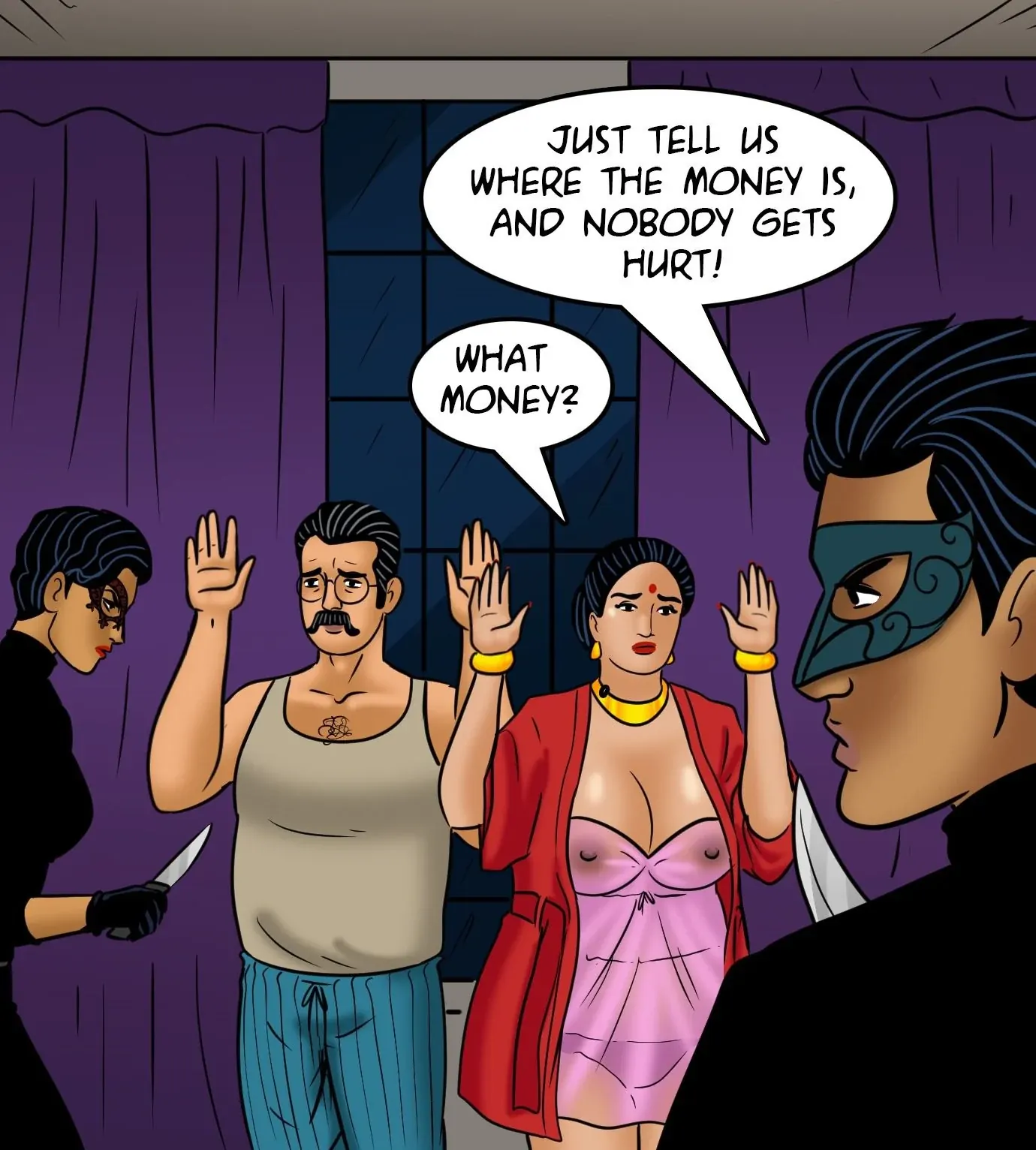 Velamma All Episodes Comics, 112 . Velamma - Episode 112 - Home Invasion, page 29 of 144