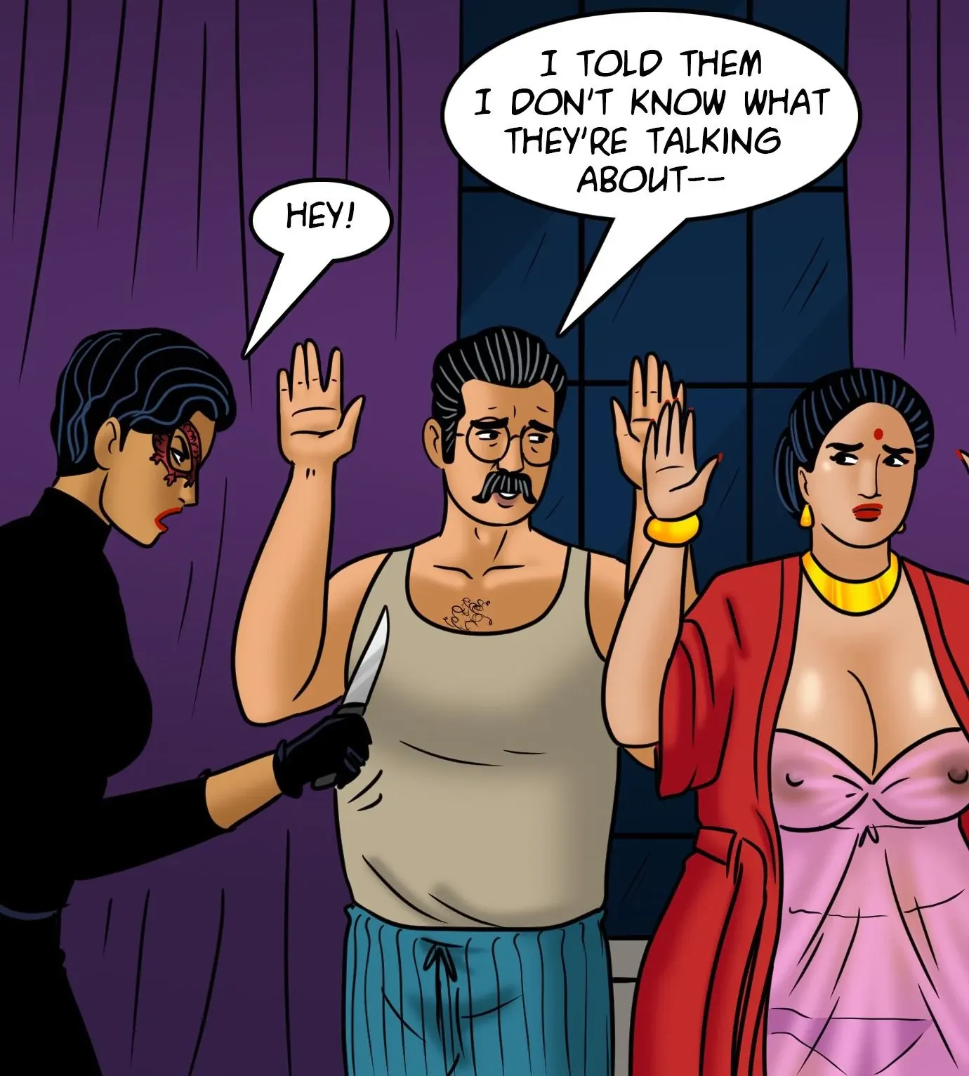 Velamma All Episodes Comics, 112 . Velamma - Episode 112 - Home Invasion, page 30 of 144