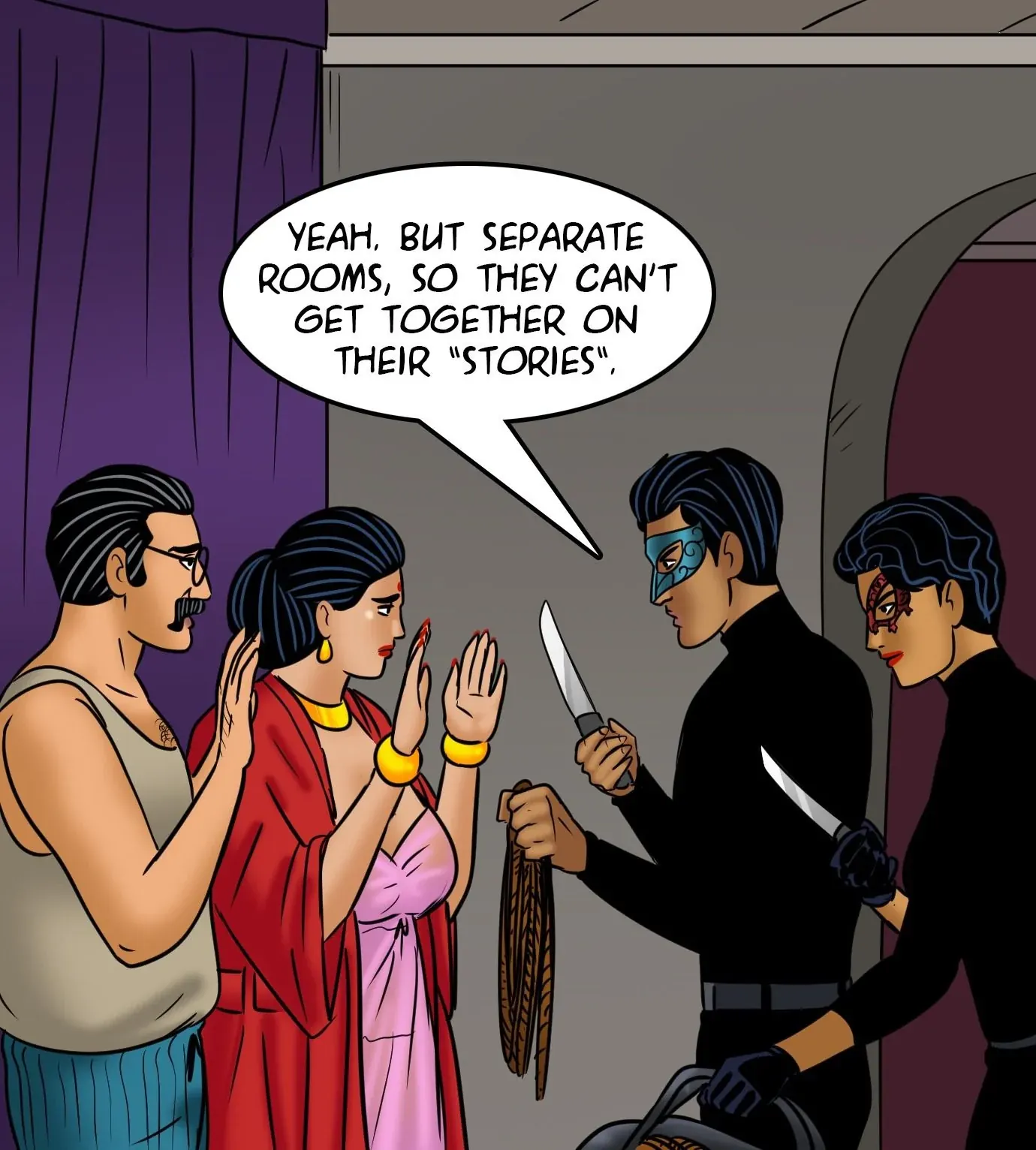 Velamma All Episodes Comics, 112 . Velamma - Episode 112 - Home Invasion, page 35 of 144
