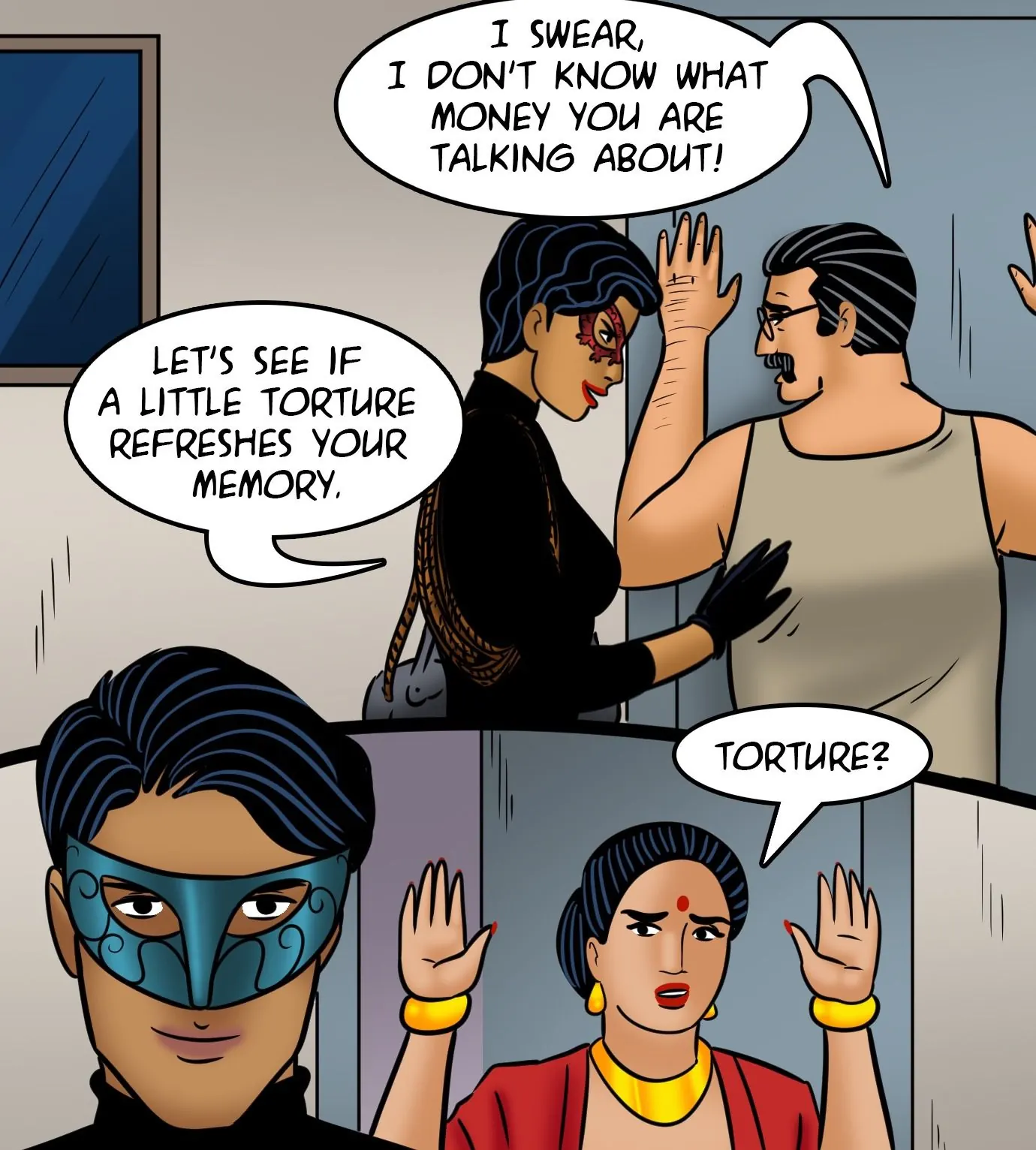 Velamma All Episodes Comics, 112 . Velamma - Episode 112 - Home Invasion, page 38 of 144