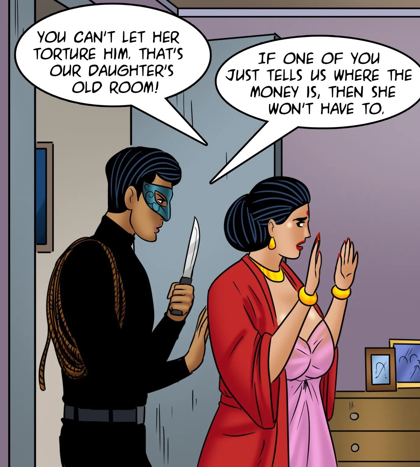 Velamma All Episodes Comics, 112 . Velamma - Episode 112 - Home Invasion, page 39 of 144