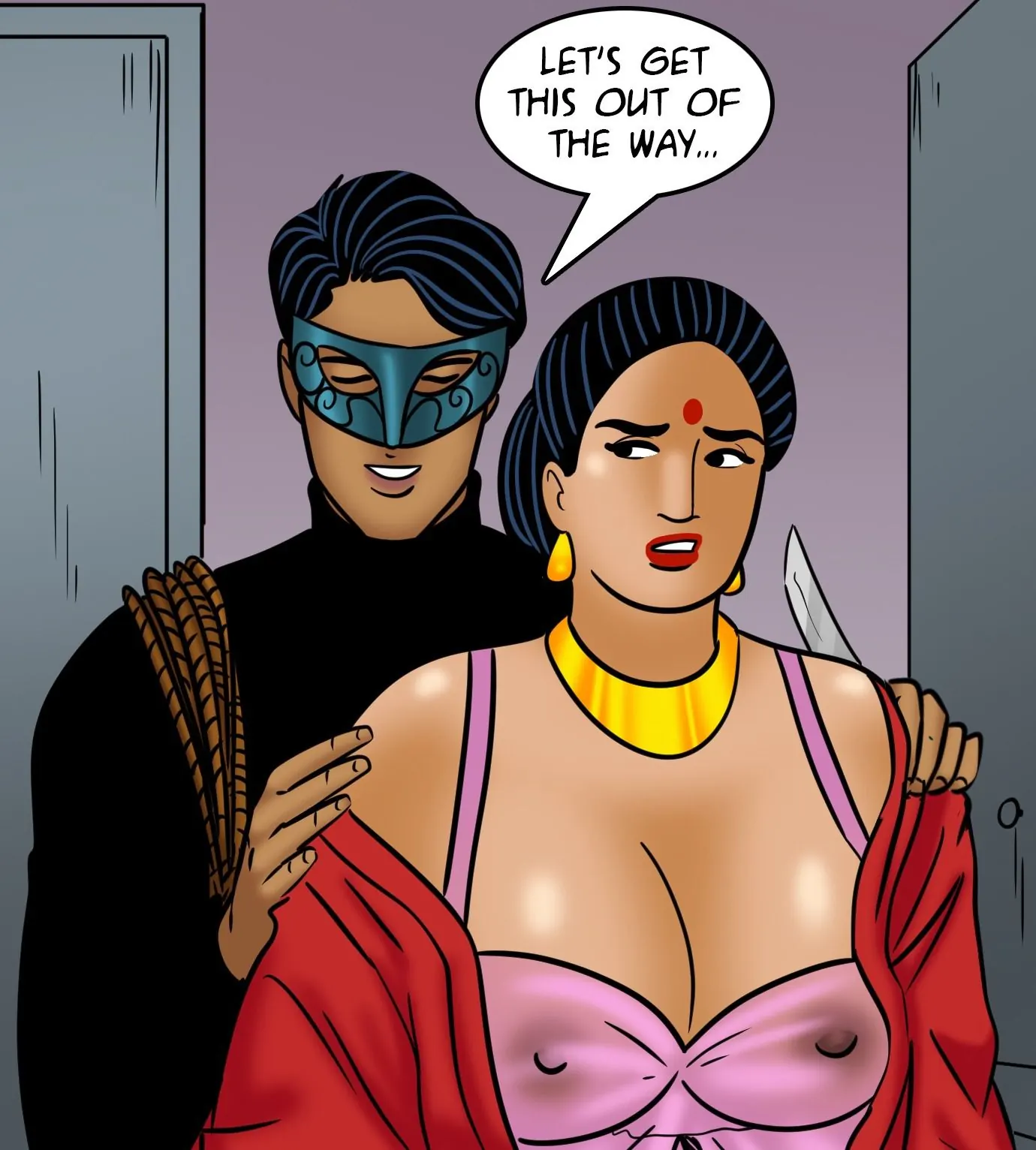 Velamma All Episodes Comics, 112 . Velamma - Episode 112 - Home Invasion, page 40 of 144