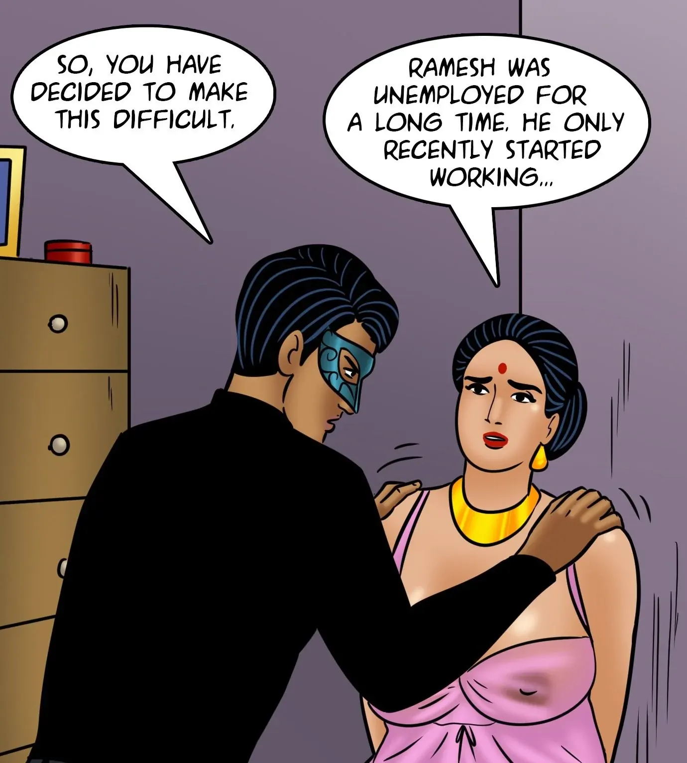 Velamma All Episodes Comics, 112 . Velamma - Episode 112 - Home Invasion, page 42 of 144