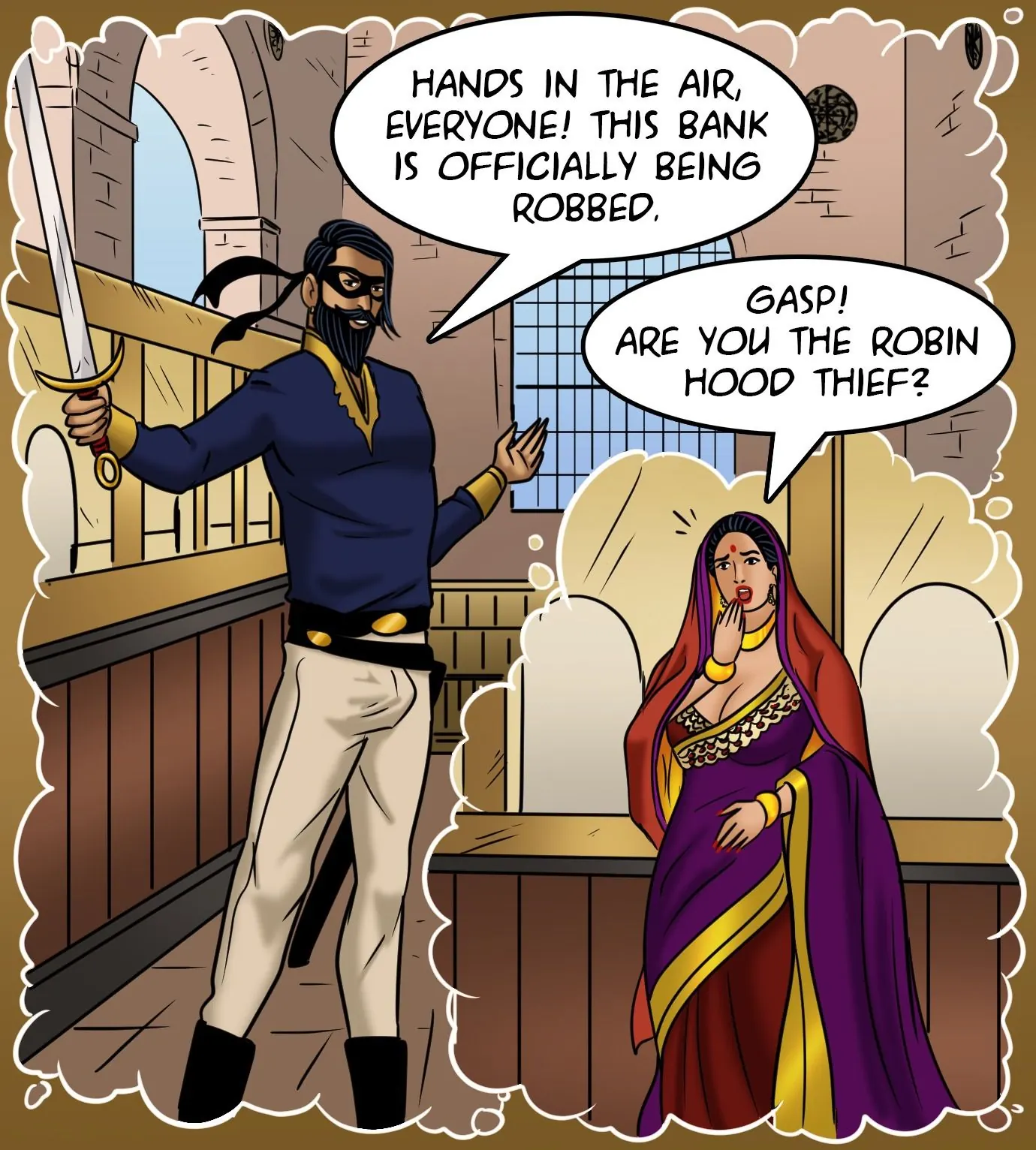Velamma All Episodes Comics, 112 . Velamma - Episode 112 - Home Invasion, page 8 of 144