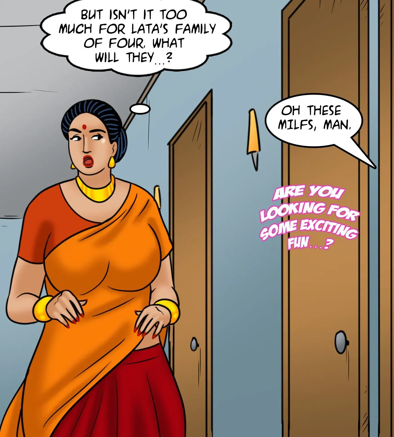 Velamma All Episodes Comics, 111 . Velamma - Episode 111 - A Tale Of Sexpectators, page 14 of 141
