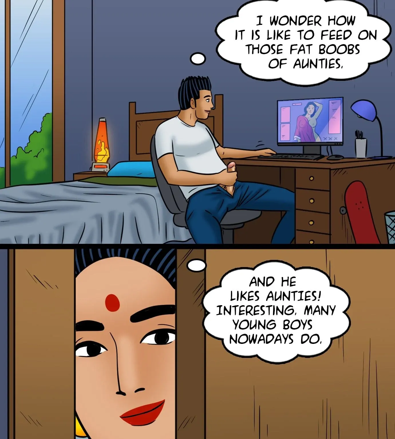 Velamma All Episodes Comics, 111 . Velamma - Episode 111 - A Tale Of Sexpectators, page 19 of 141