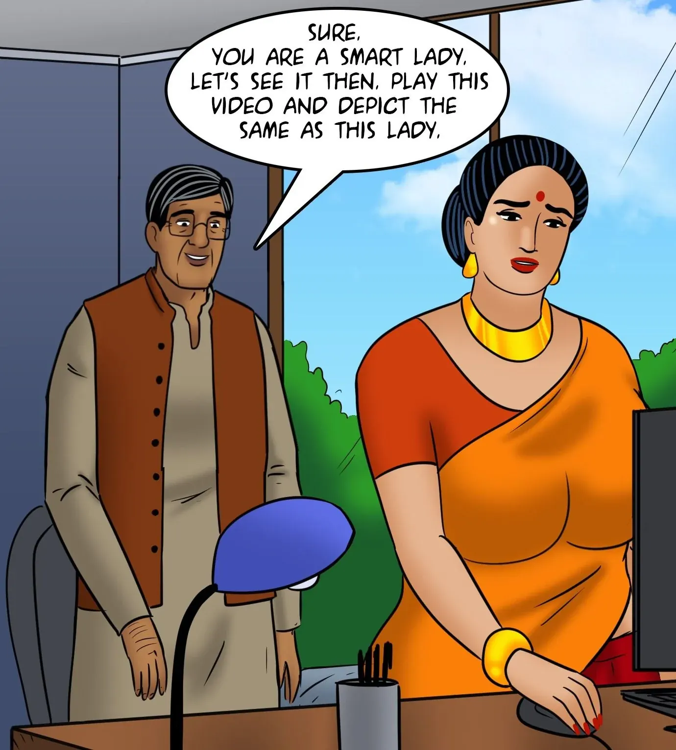 Velamma All Episodes Comics, 111 . Velamma - Episode 111 - A Tale Of Sexpectators, page 56 of 141