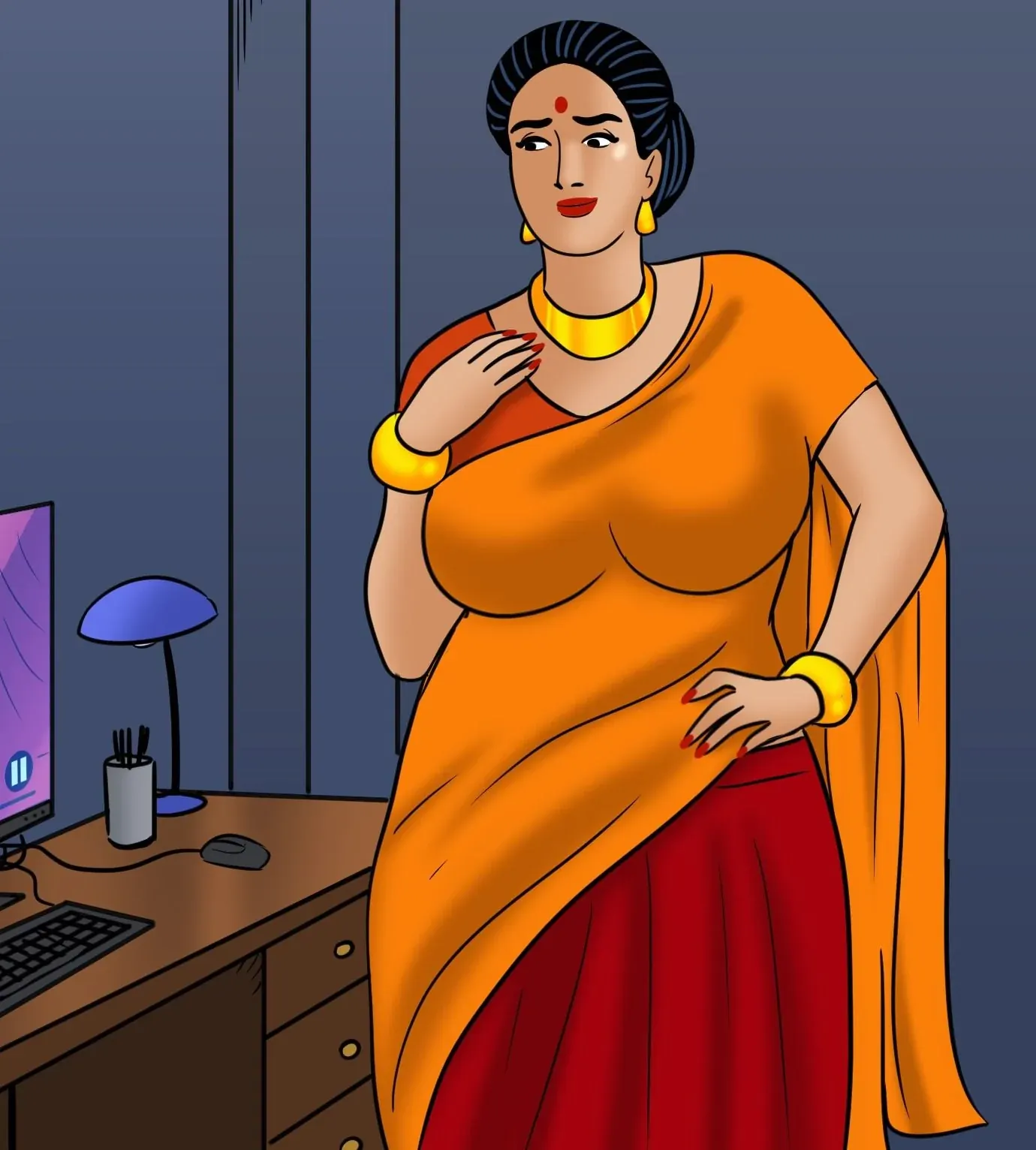 Velamma All Episodes Comics, 111 . Velamma - Episode 111 - A Tale Of Sexpectators, page 58 of 141