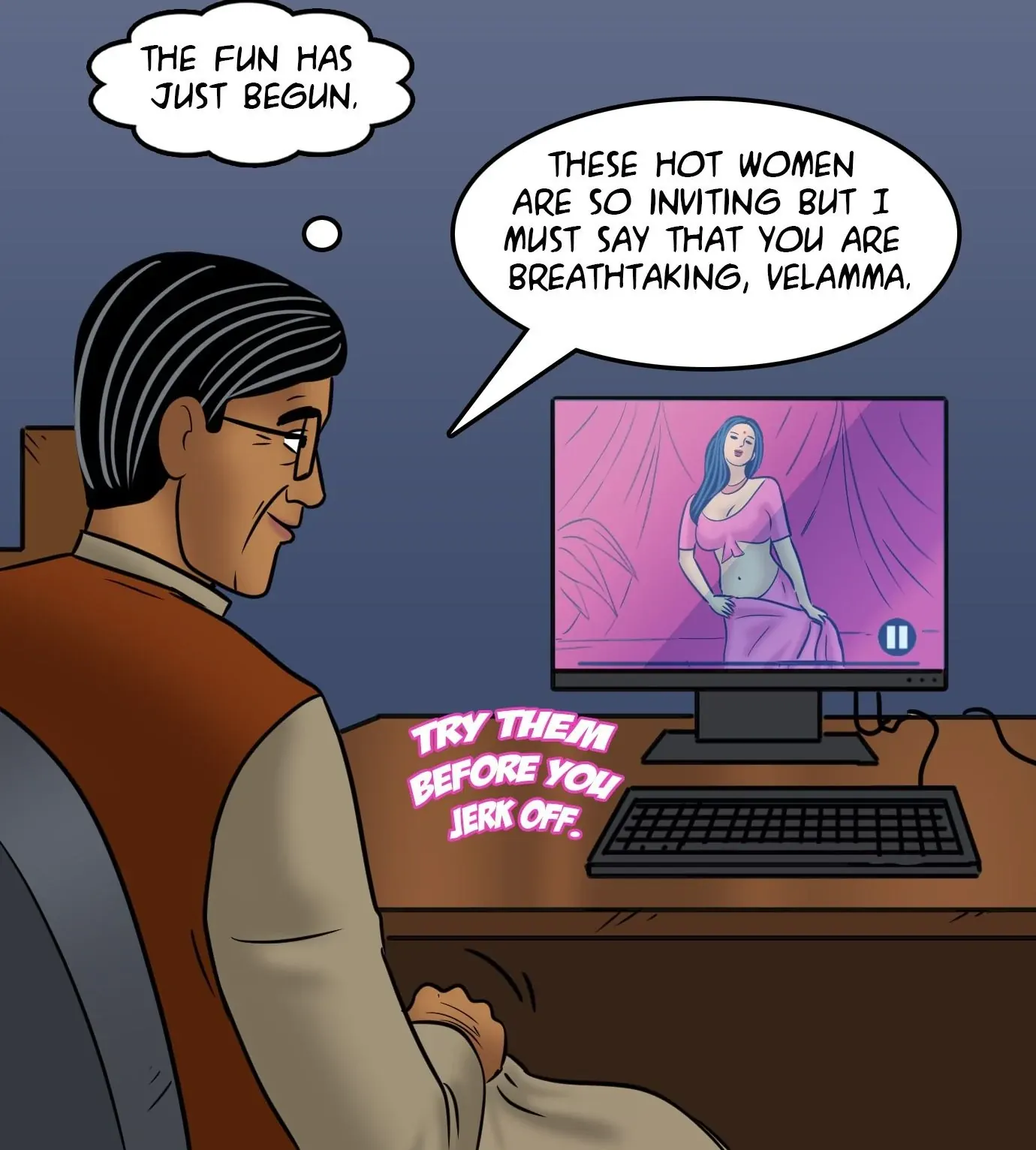 Velamma All Episodes Comics, 111 . Velamma - Episode 111 - A Tale Of Sexpectators, page 61 of 141