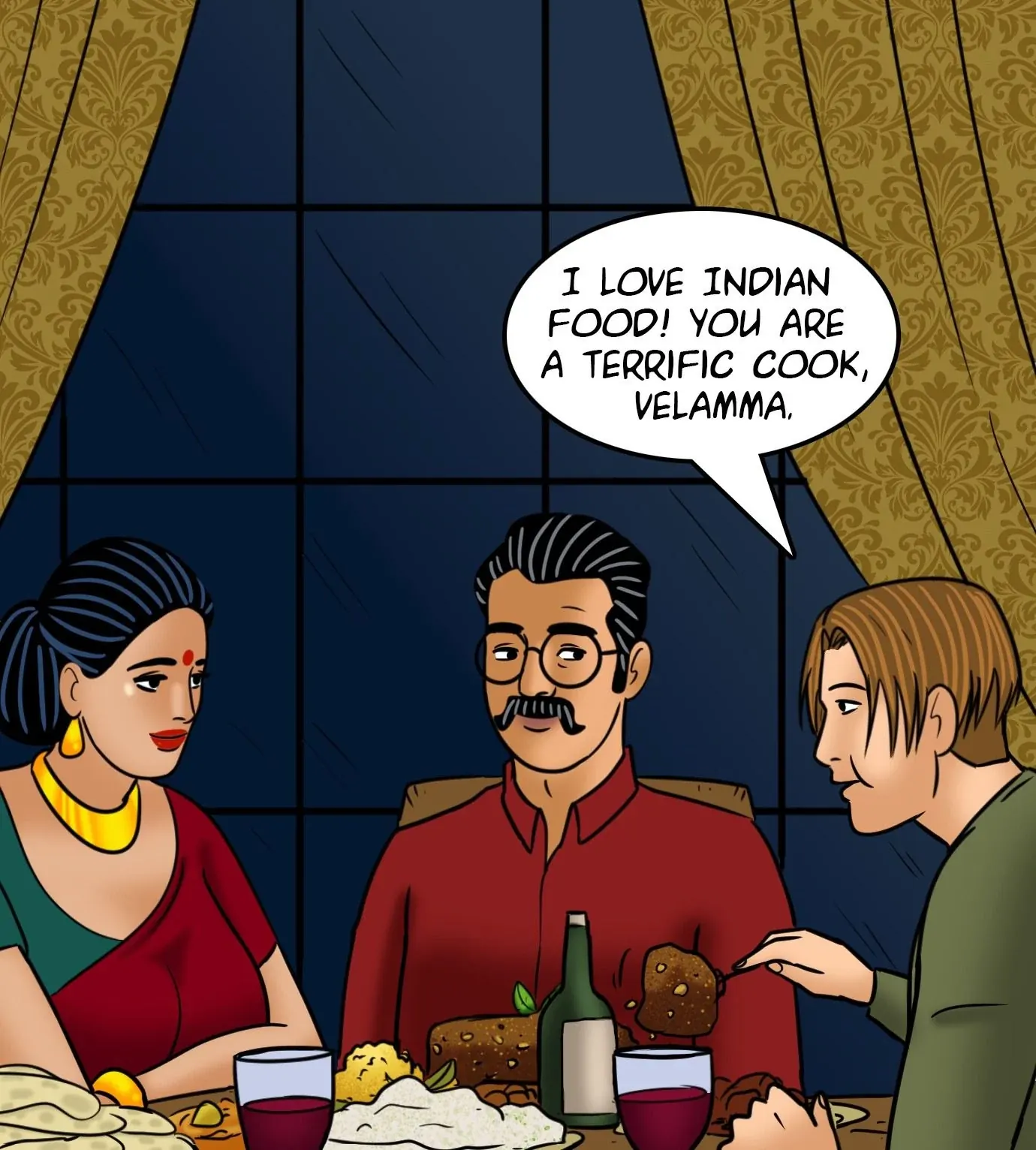 Velamma All Episodes Comics, 110 . Velamma - Episode 110 - Merry Christmas!, page 44 of 148