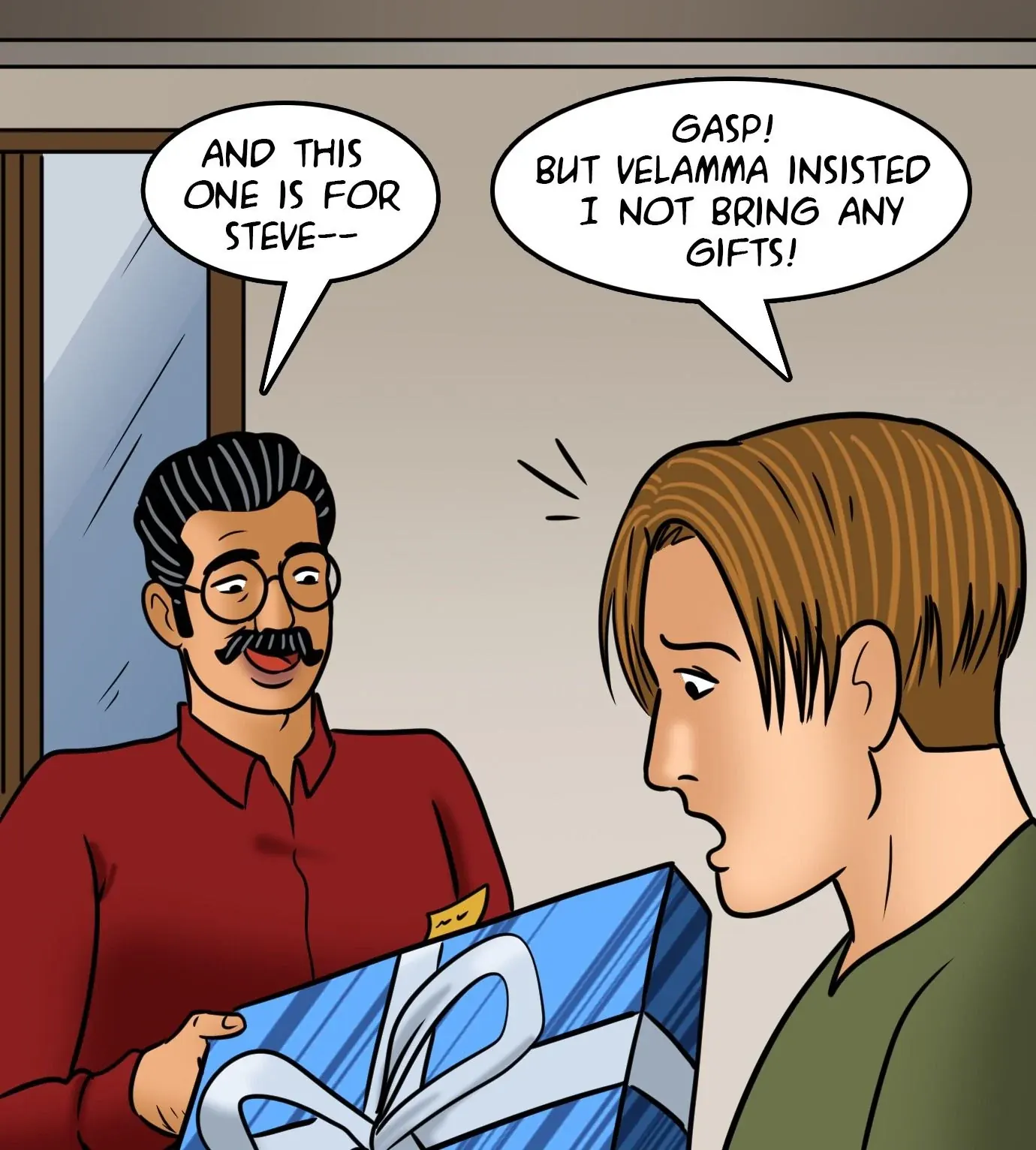 Velamma All Episodes Comics, 110 . Velamma - Episode 110 - Merry Christmas!, page 46 of 148