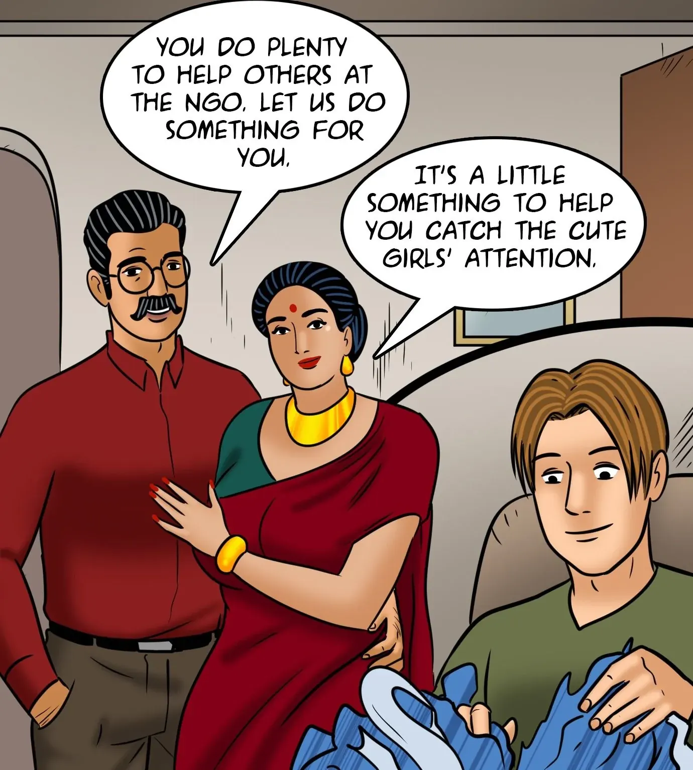 Velamma All Episodes Comics, 110 . Velamma - Episode 110 - Merry Christmas!, page 47 of 148